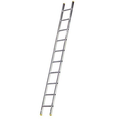 Escalera Aluminio 1 Tramo, 14 Pelda�os. Antideslizante, Resistente.