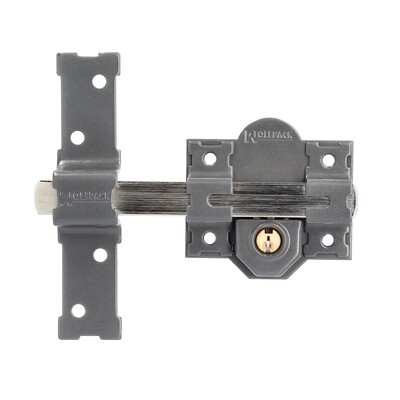 Cerrojo b-7 llave y pulsador pasador de 143mm cilindro de pera de 50mm