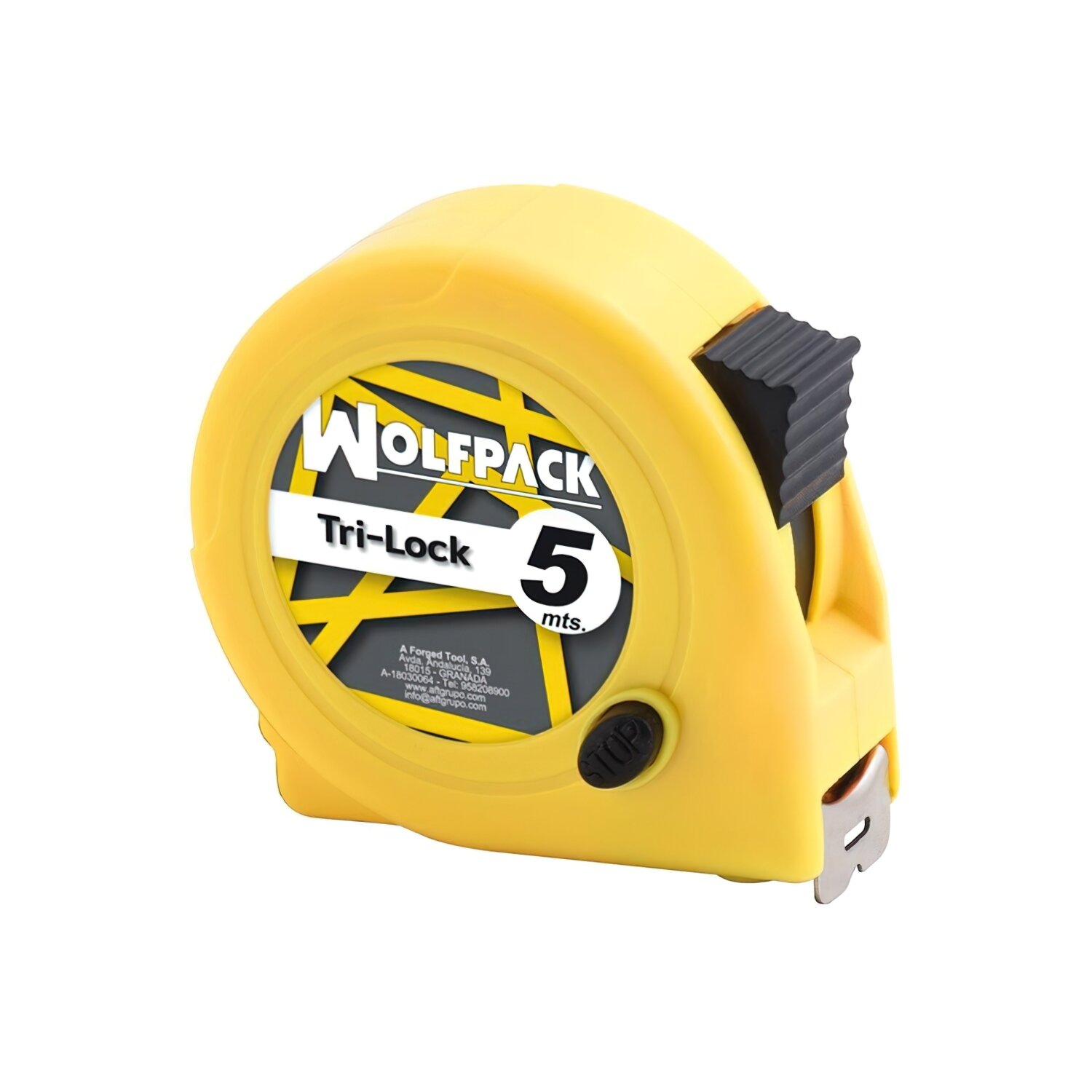Flexometro Magn�tico Amarillo Con Freno  5 Metros / 19 mm.