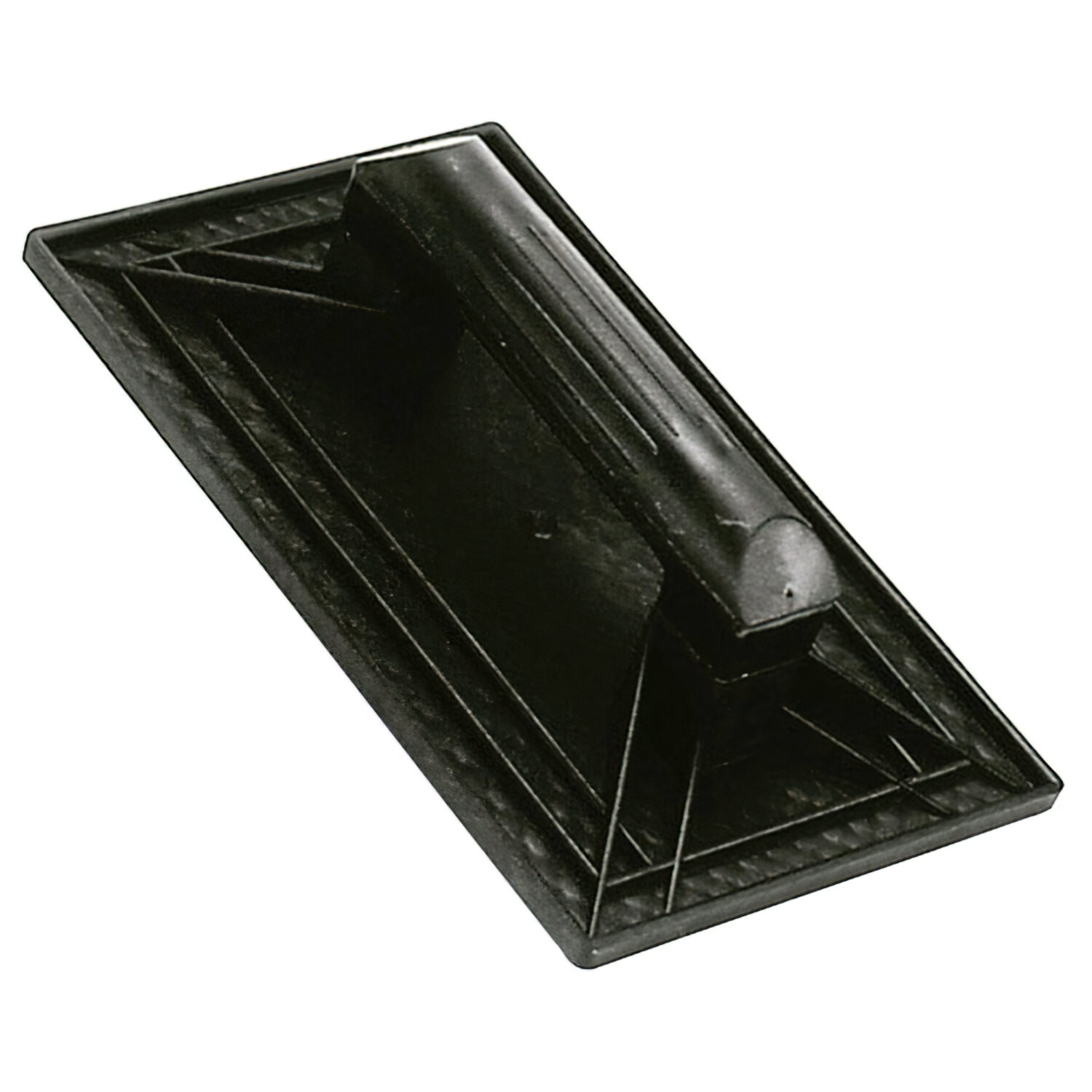 Talocha Pl�stico   34x22 Cm Mango Redondo Negra N� 2