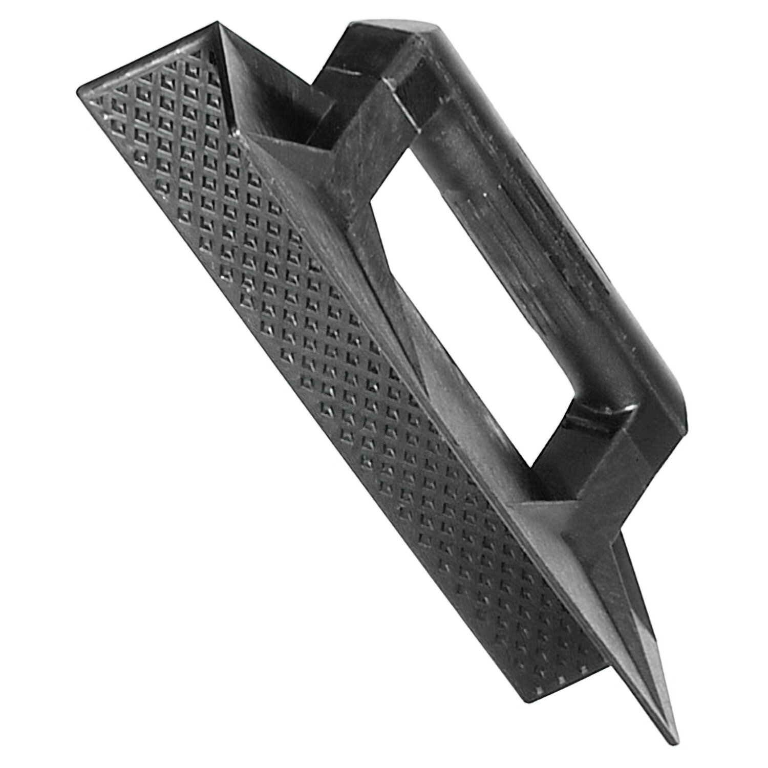 Talocha pl�stico para esquina mango redondo 36 cm. negra