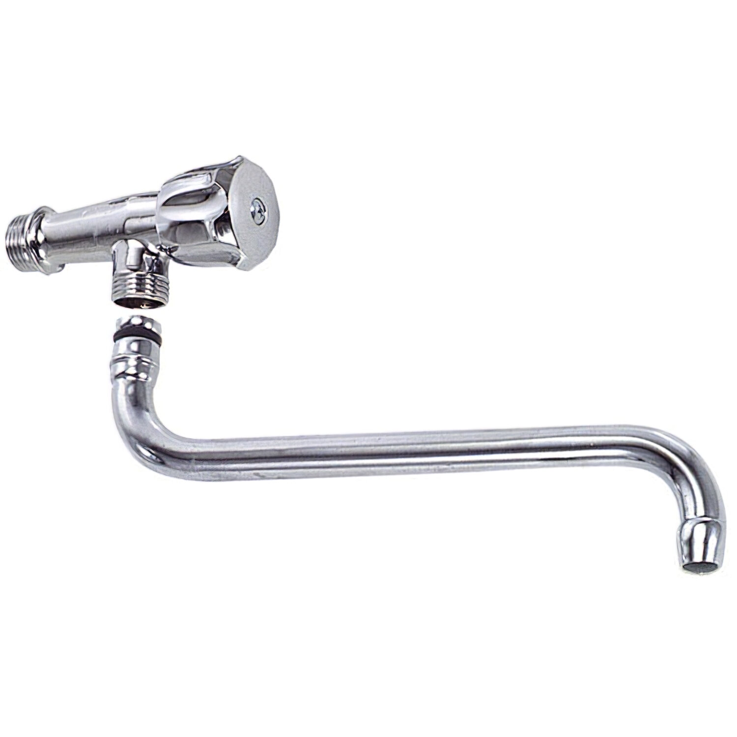 Grifo Giratorio 1 Ca�o Bajo 20 cm.  1/2"