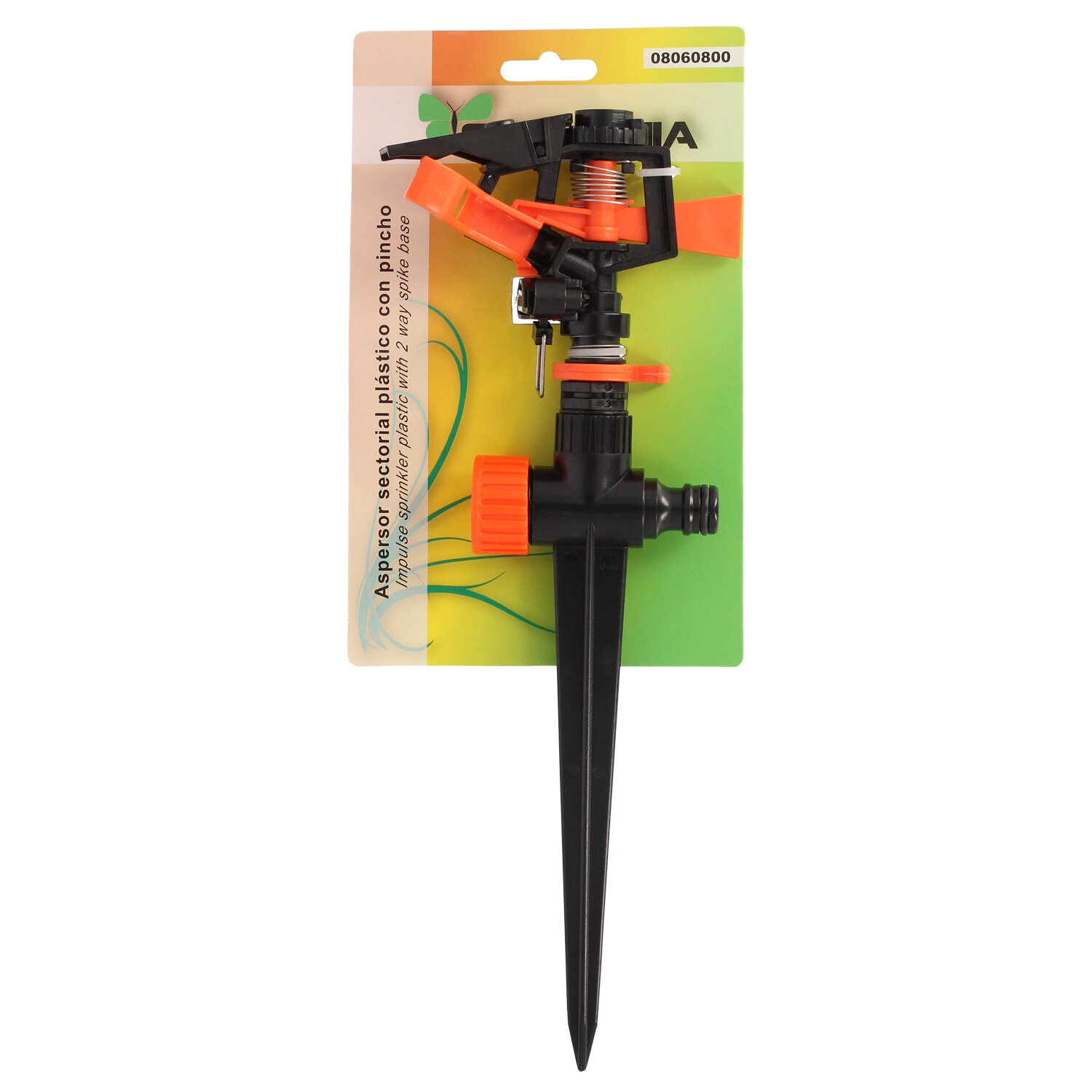 Aspersor pl�stico sectorial con pincho