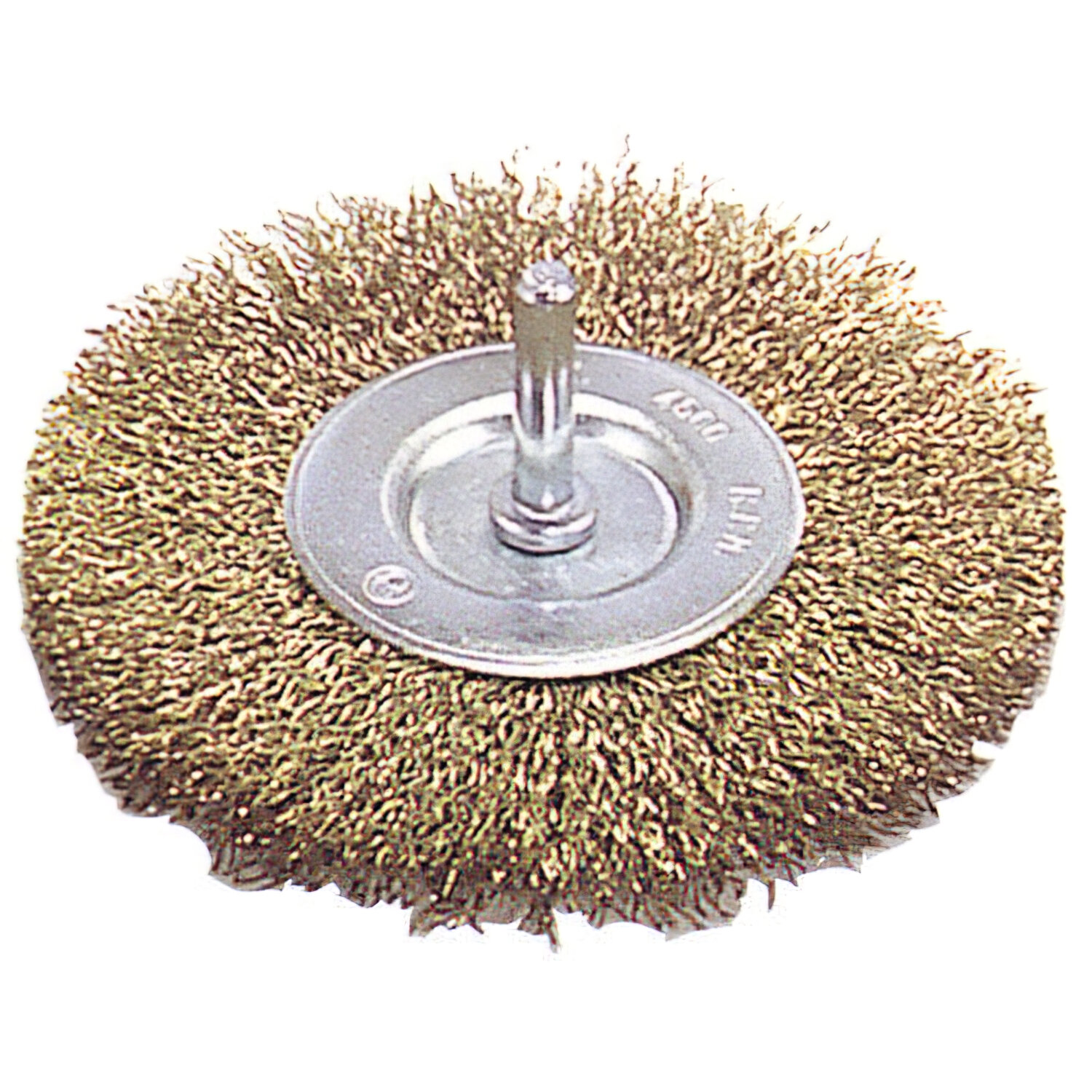 Cepillo acero latonado Disco         75 mm. 1/4".