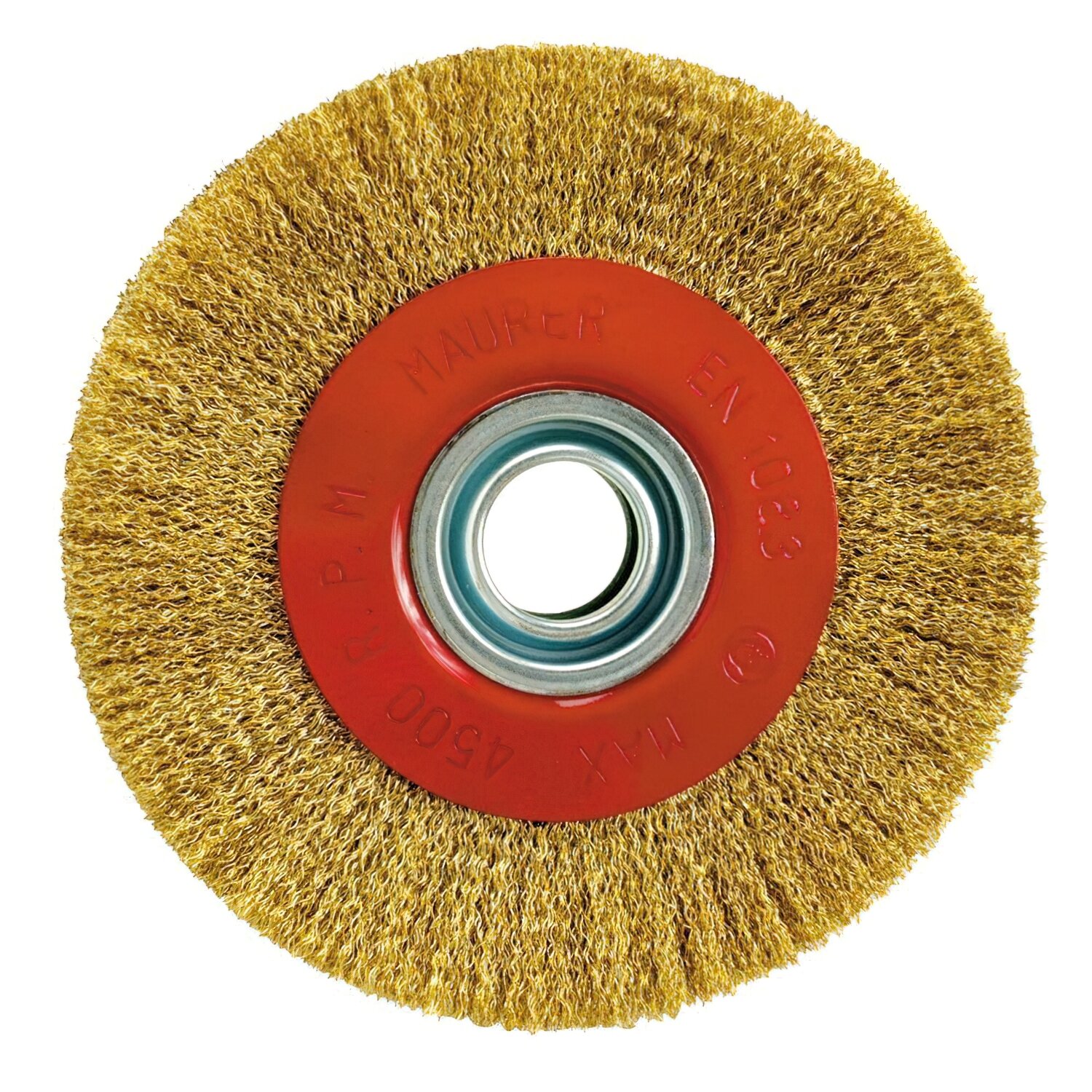 Cepillo Acero Latonado Circular � 100x17 mm.