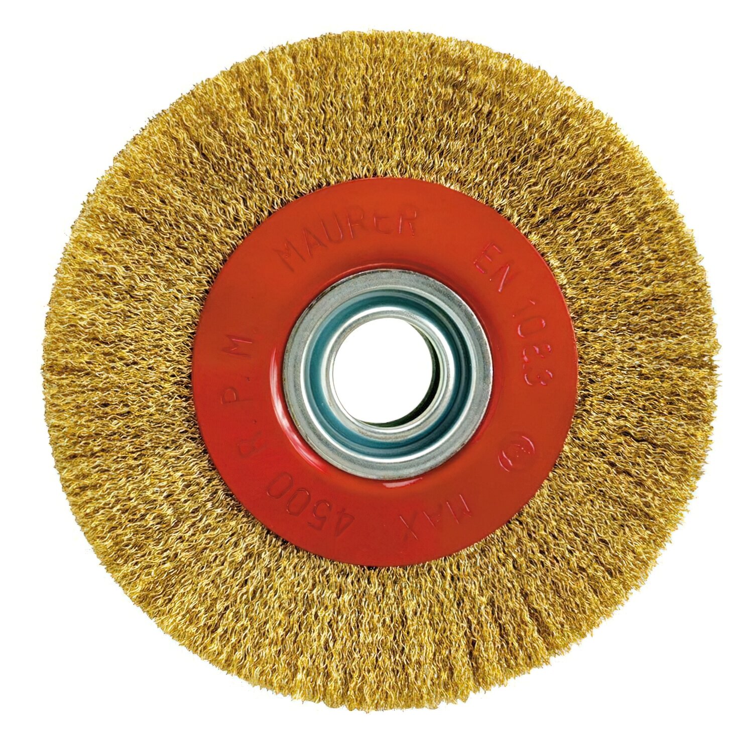 Cepillo Acero Latonado Circular � 200x42 mm.