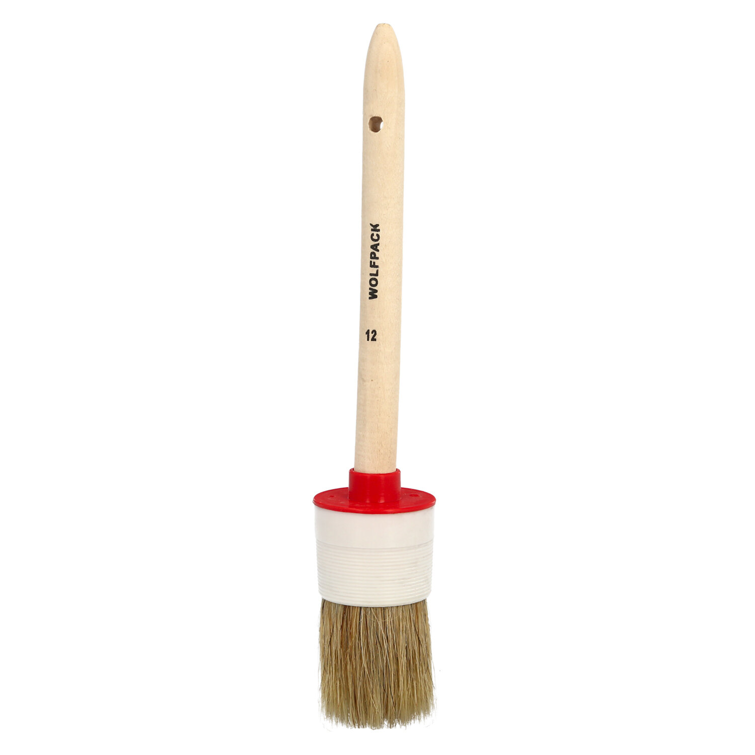 Brocha Brico Redonda Cerda Blanca N�12