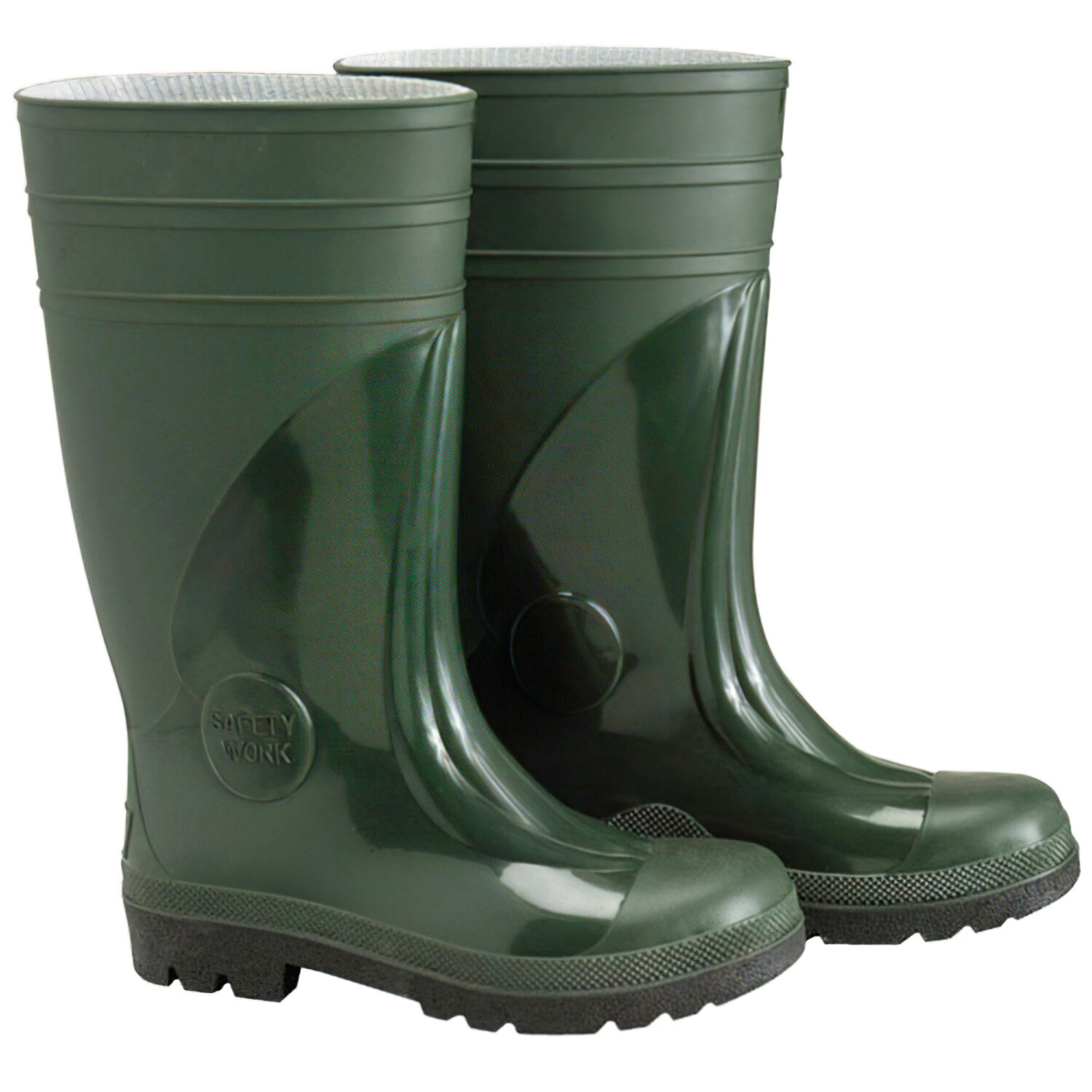 Botas Goma Altas Verdes Seguridad N� 46 (Par)