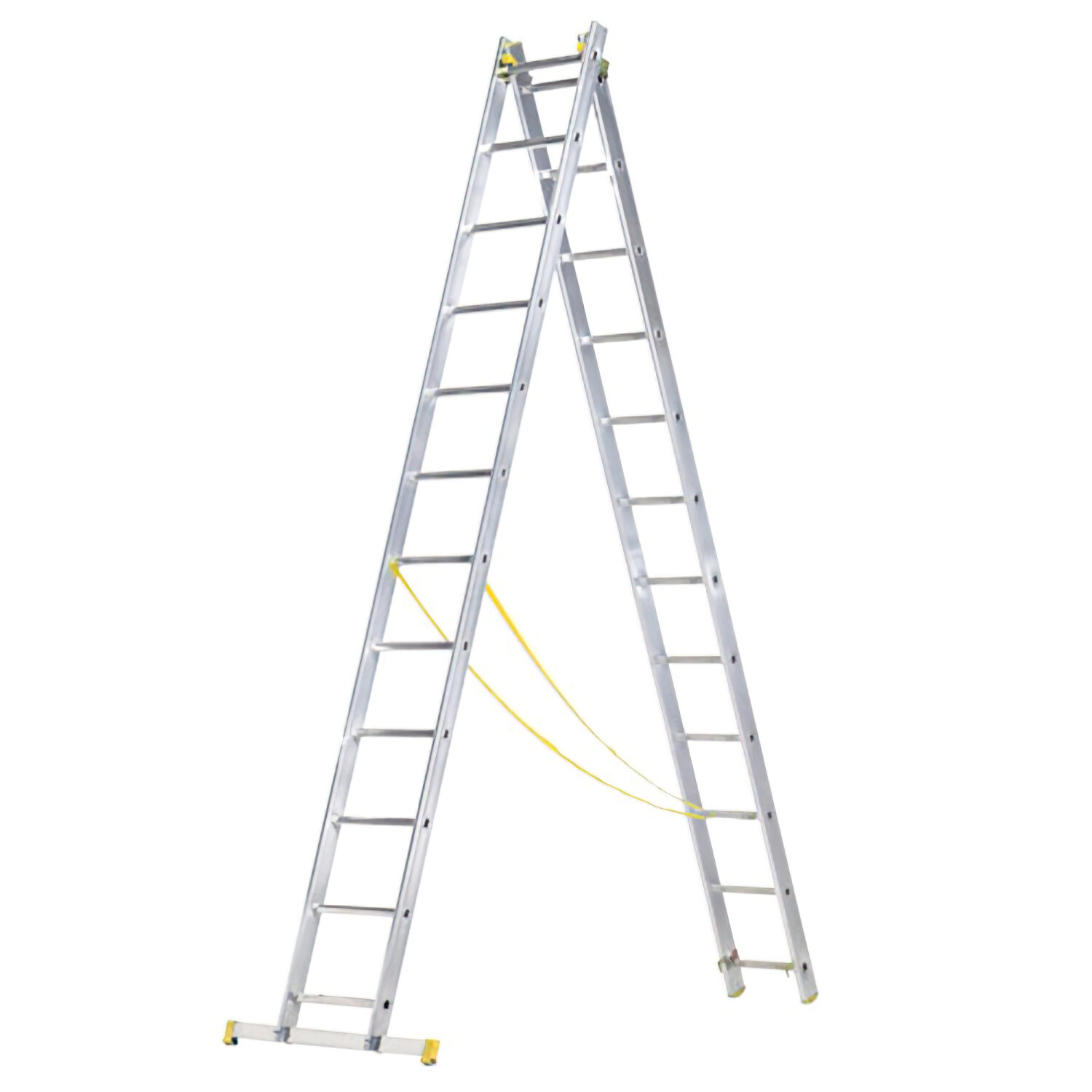 Escalera Aluminio 2 Tramos 10+10 Pelda�os