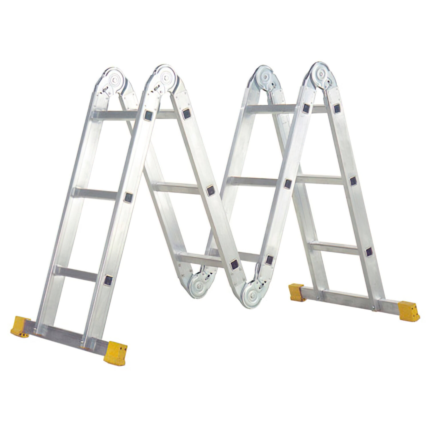Escalera Multiposicional Aluminio 6 Rotulas 12 Pelda�os