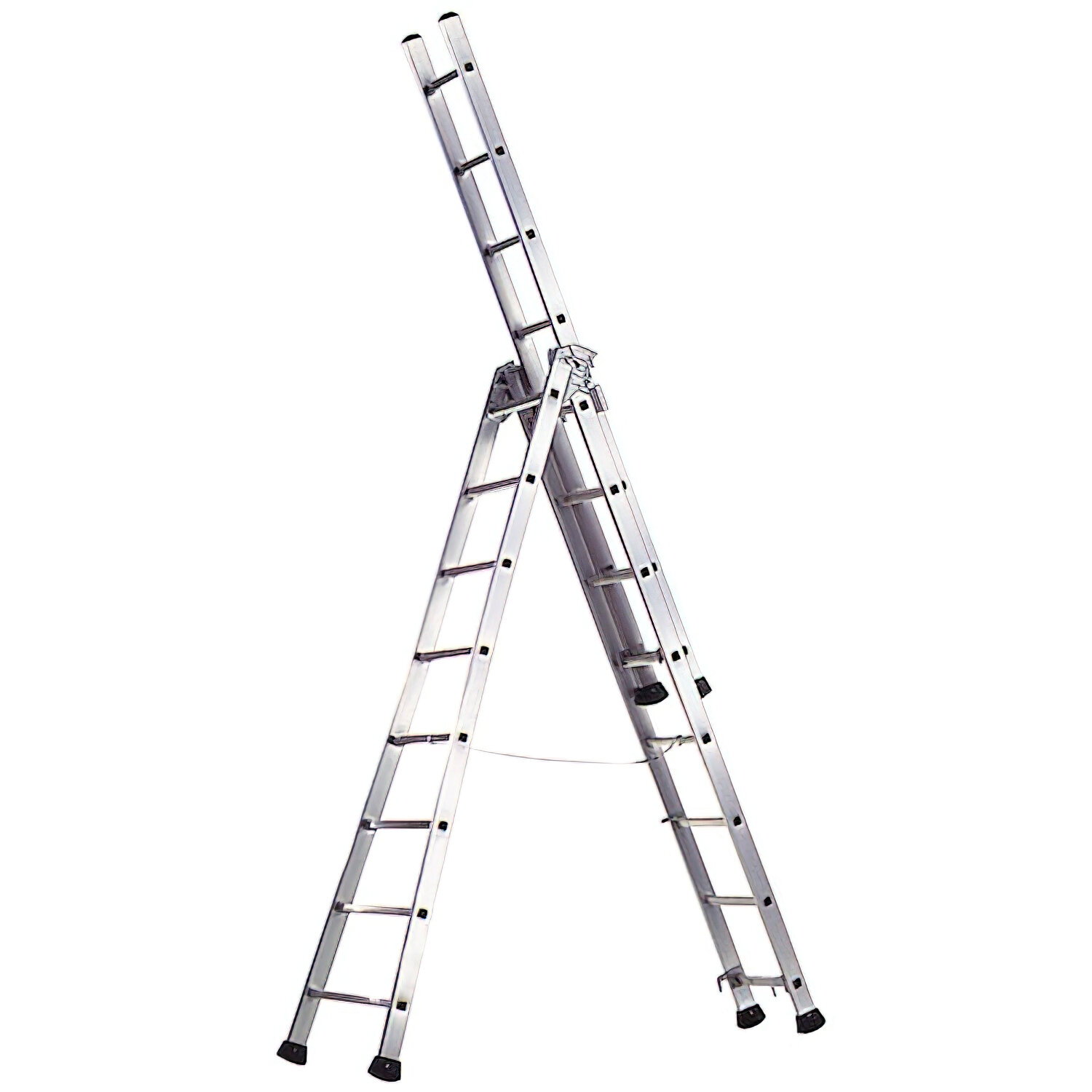 Escalera Aluminio Industrial Pronor 3 Tramos 8+8+8 Pelda�os