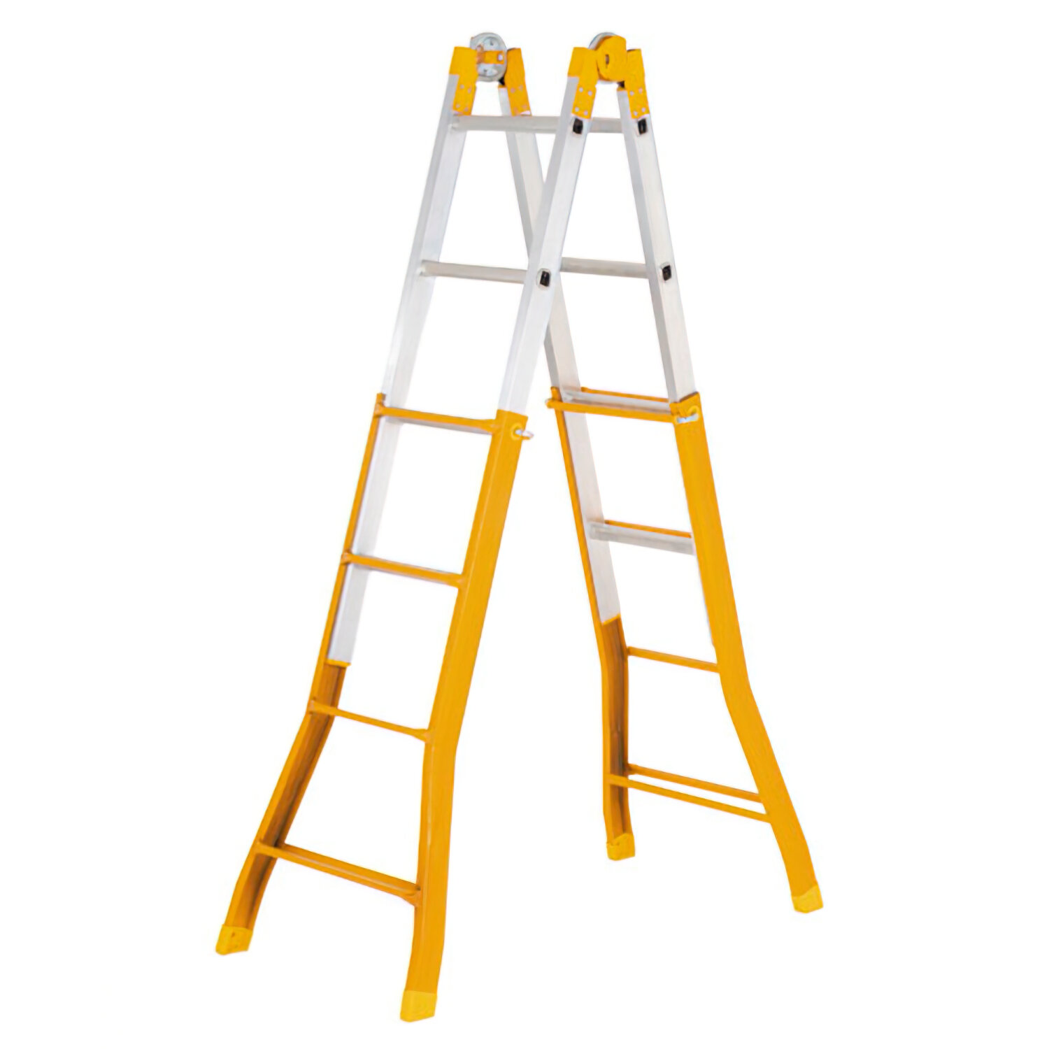 Escalera Telesc�pica Mixta Wolfpack 4+4 Pelda�os
