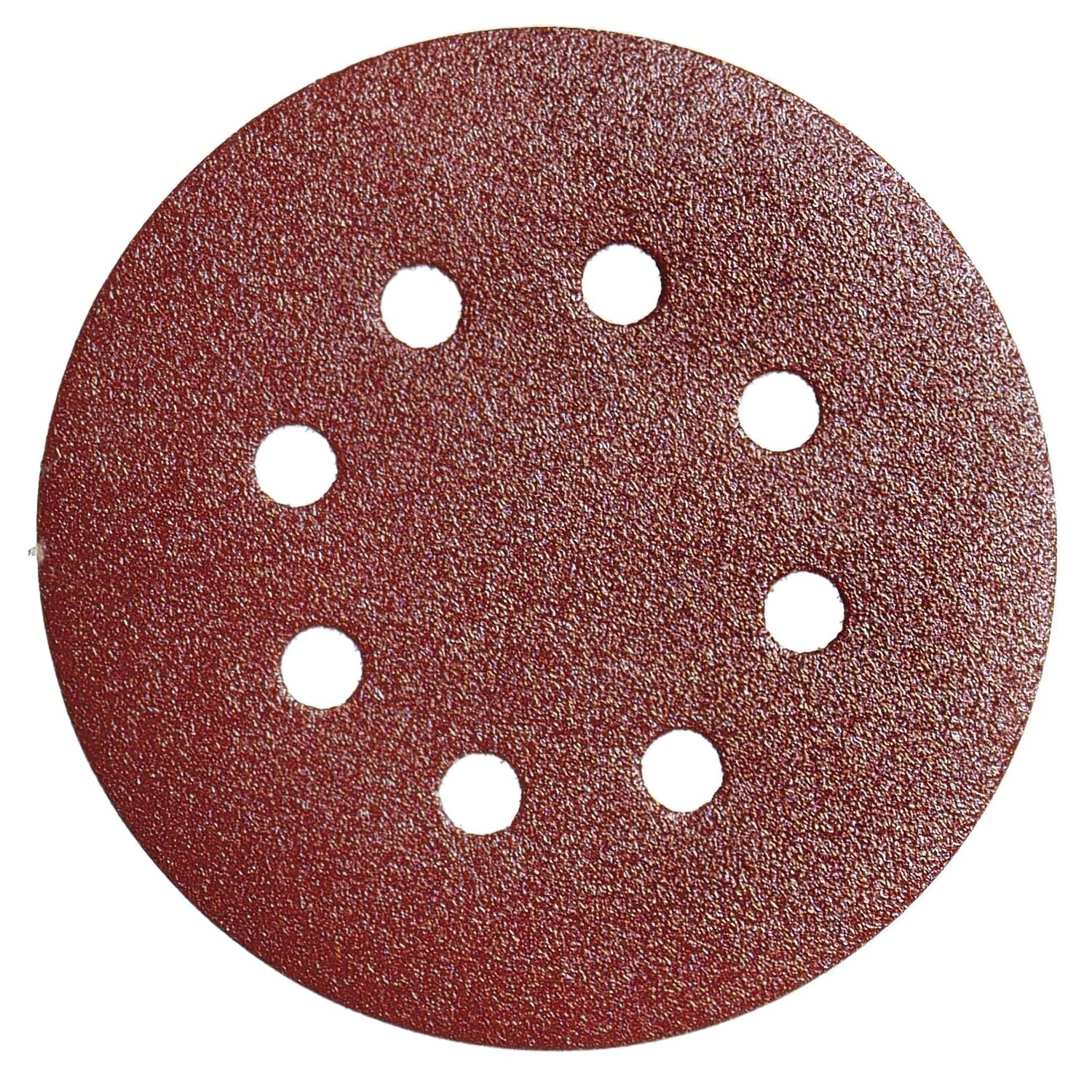 Lija recambio velcro disco � 125 mm. con agujeros grano  80 (10 Piezas)