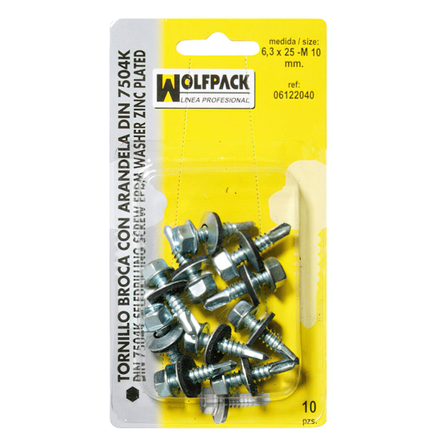 Tornillo Broca 5,5x22-8 mm. (15 Piezas)