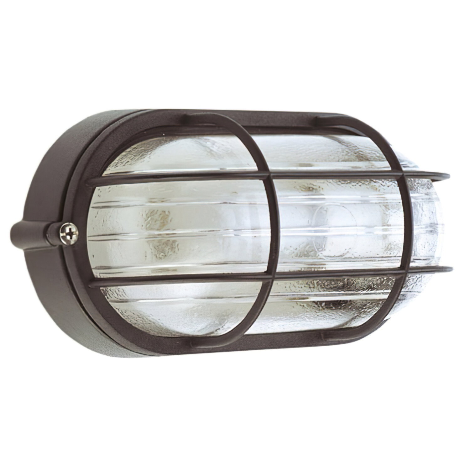 Plafon Industrial  IP44 Oval Negro