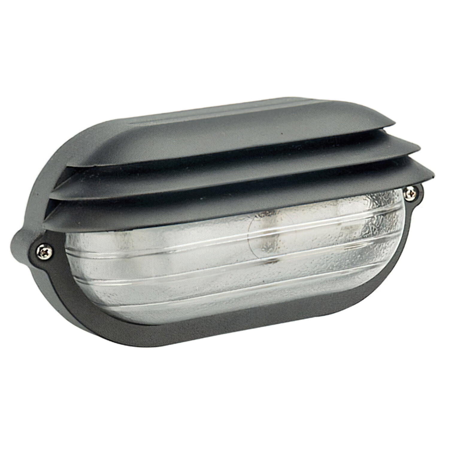 Plafon Palpebra IP54  Oval Negro