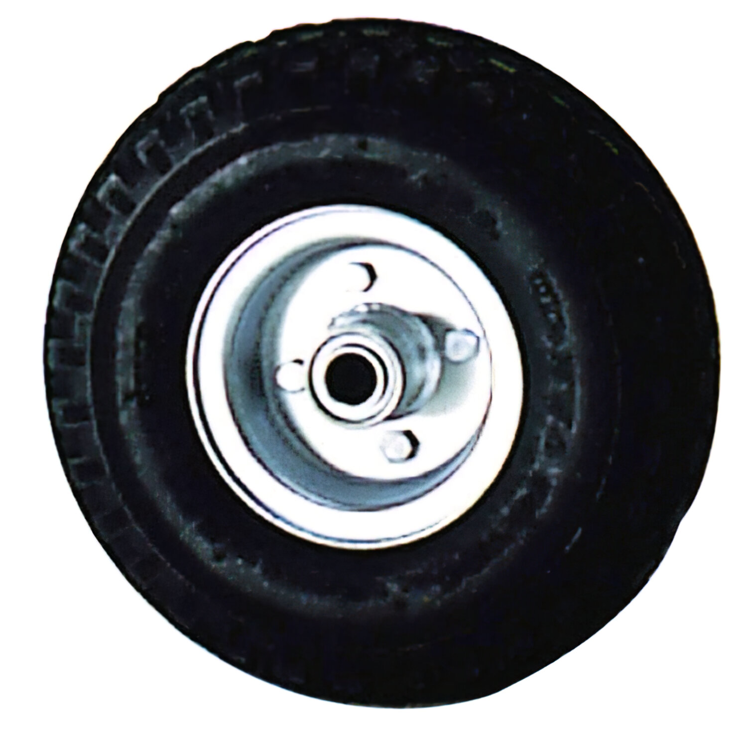 Rueda Carretilla Sacos Neum�tica llanta galvanizada  20 mm.