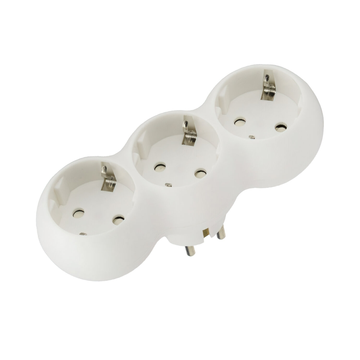 Adaptador / Ladr�n 3 Tomas 16 A. 250 V. Schuko