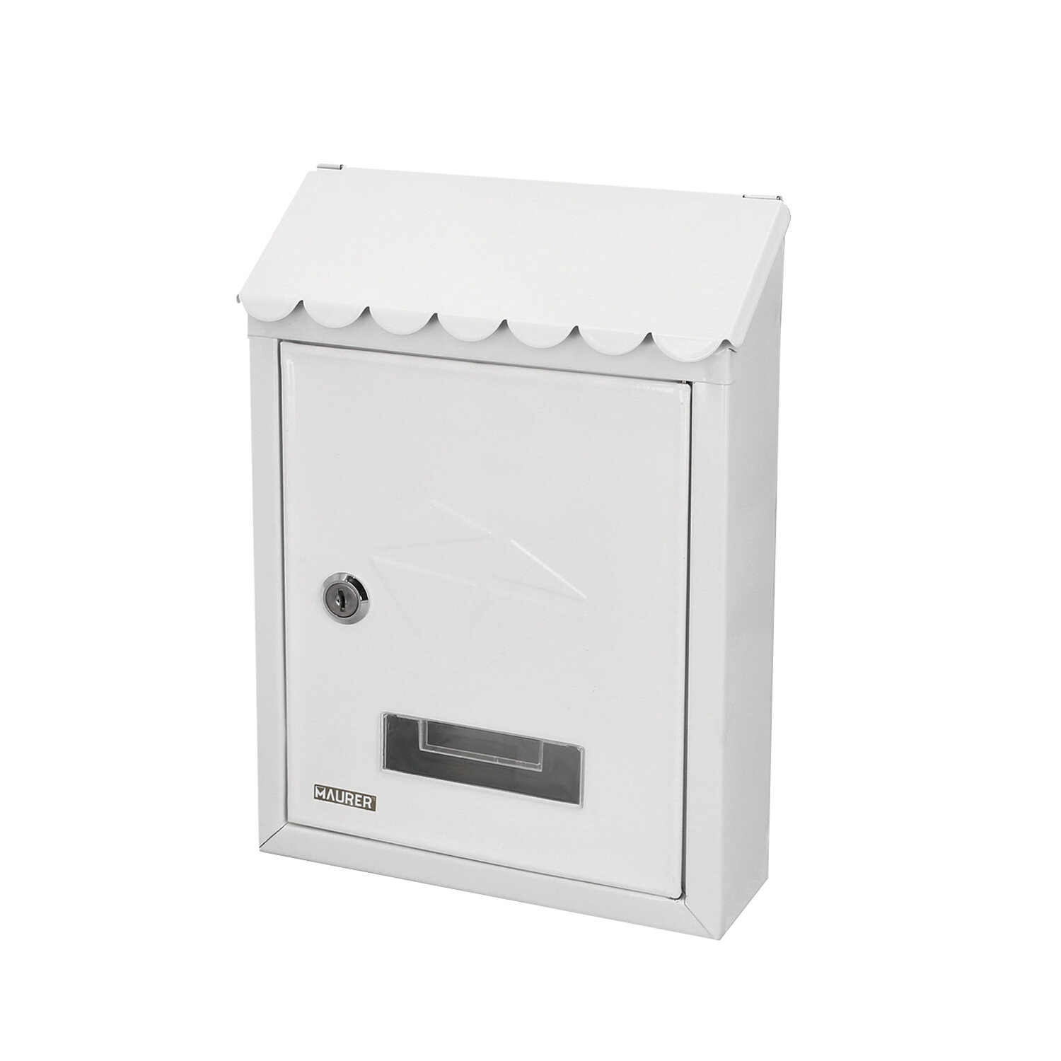 Buzon Maurer Exterior 21x30x6,8 cm. Blanco