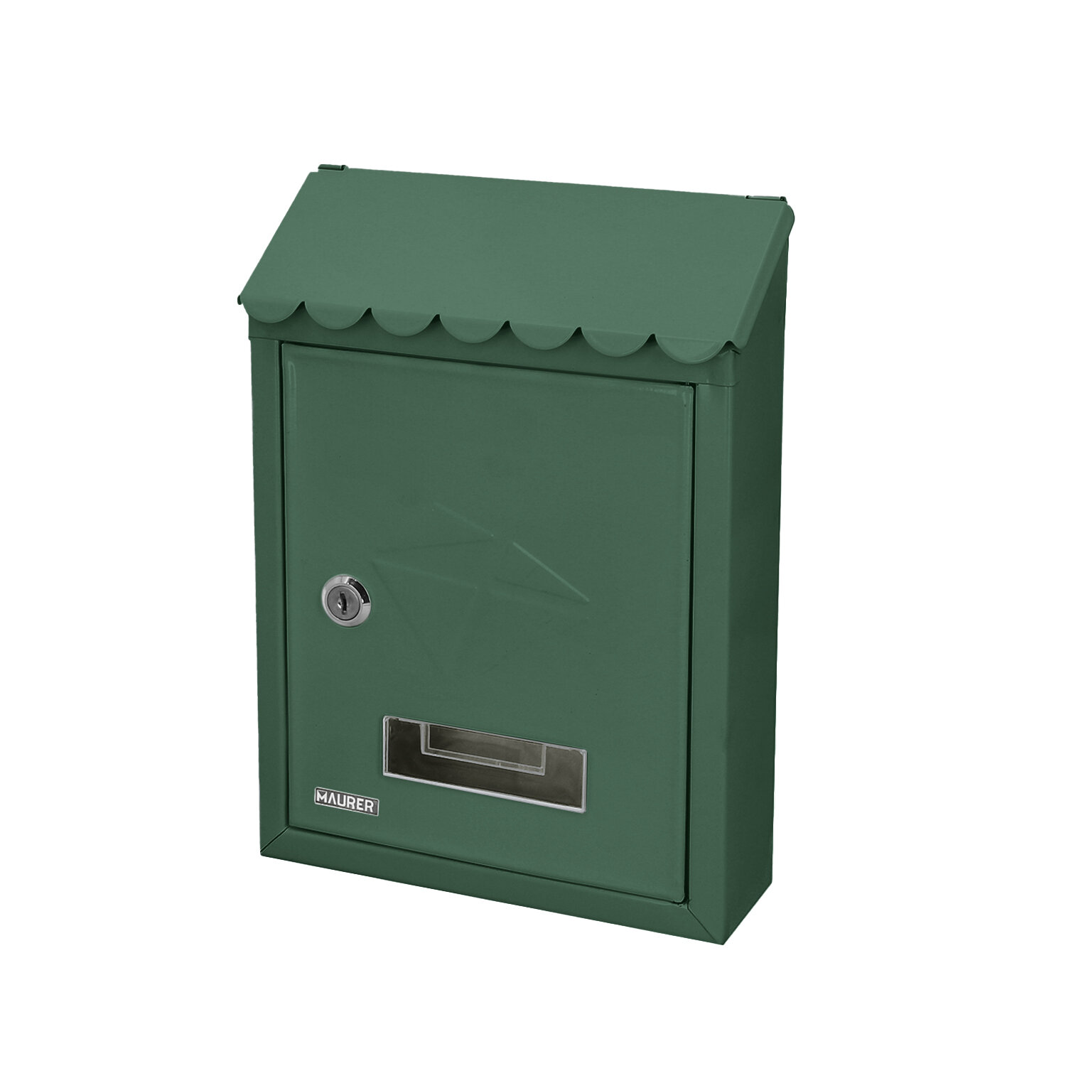 Buzon Maurer Exterior 21x30x6,8 cm. Verde