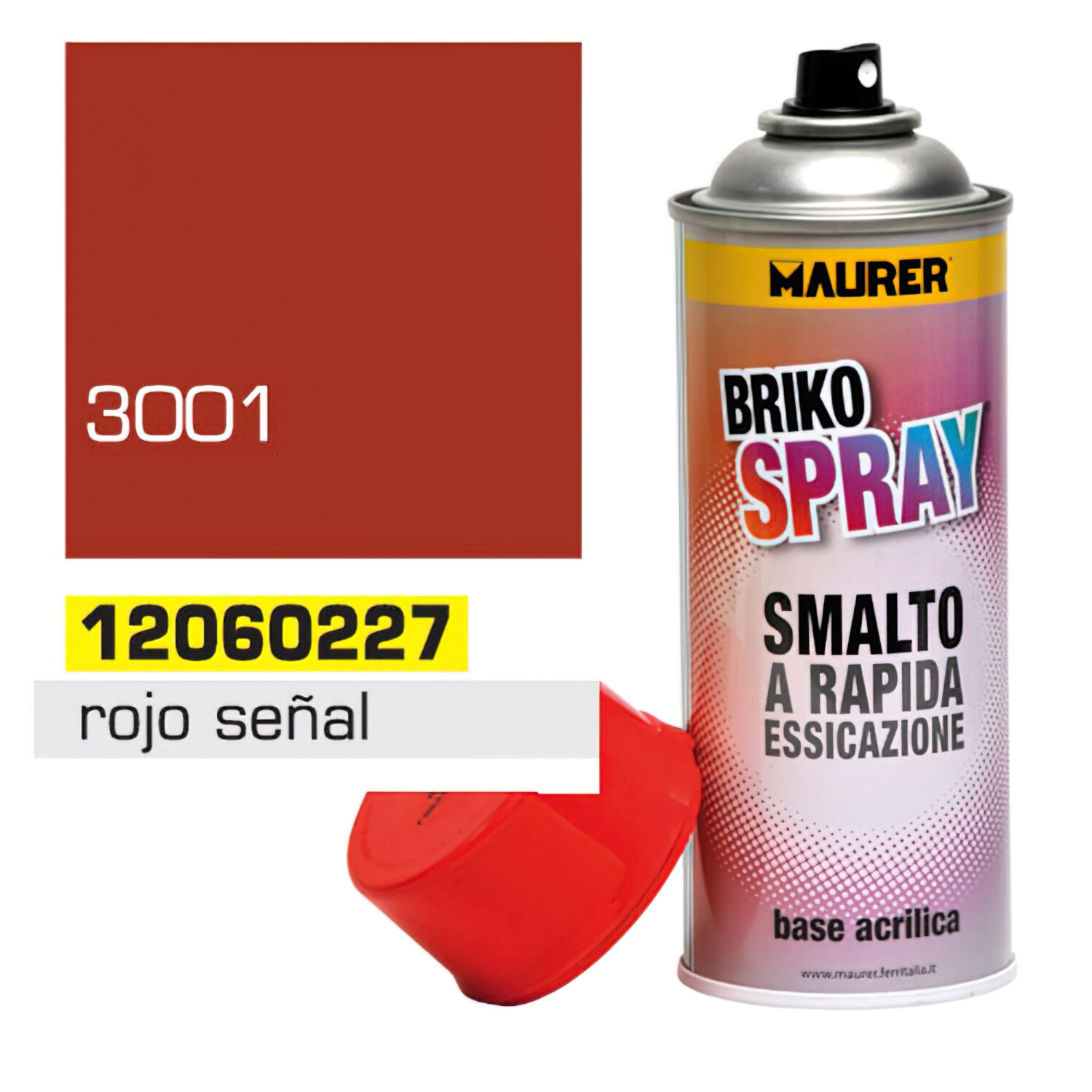 Spray Pintura Rojo Se�al 400 ml.