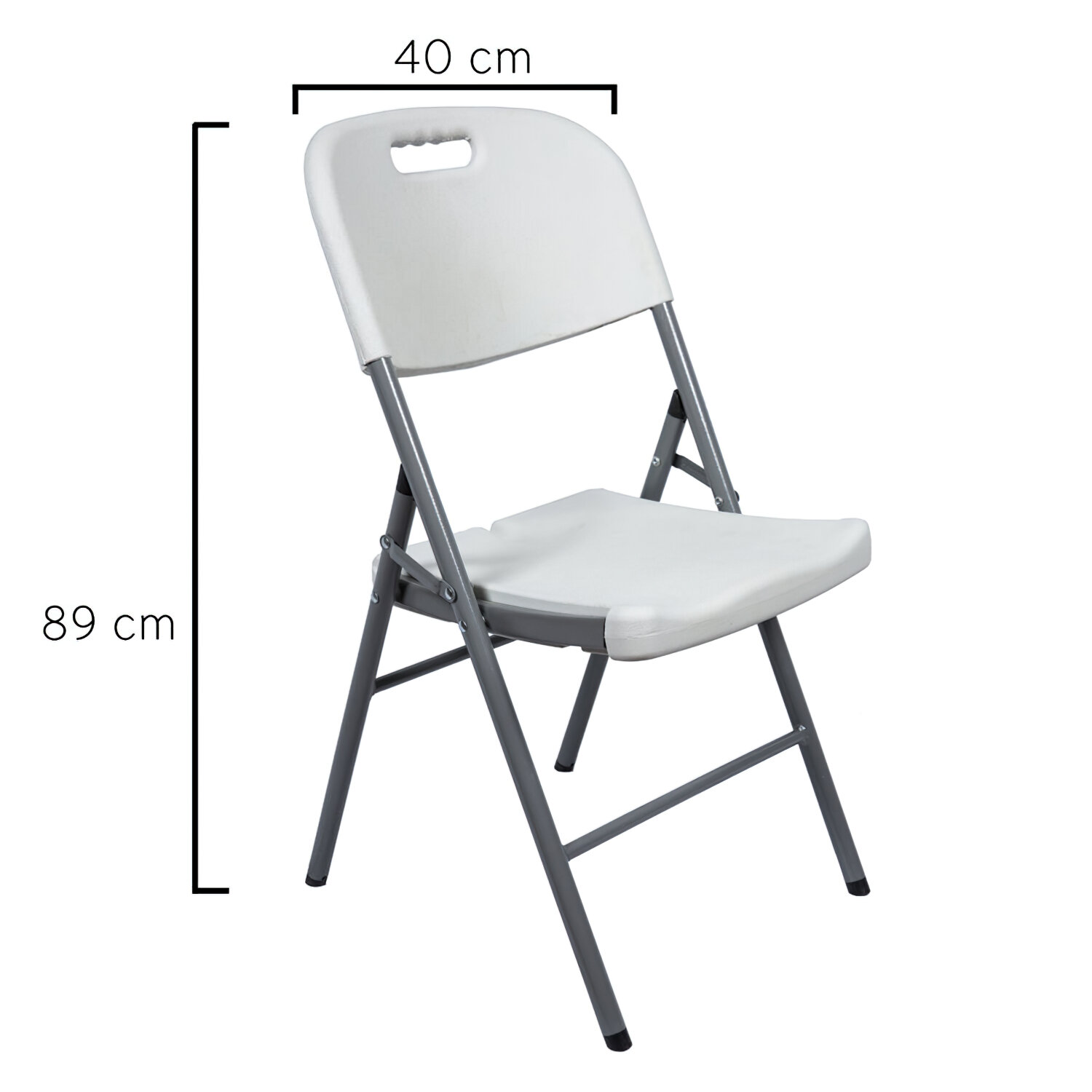 Silla Plegable Con Agarre 47x42x88cm
