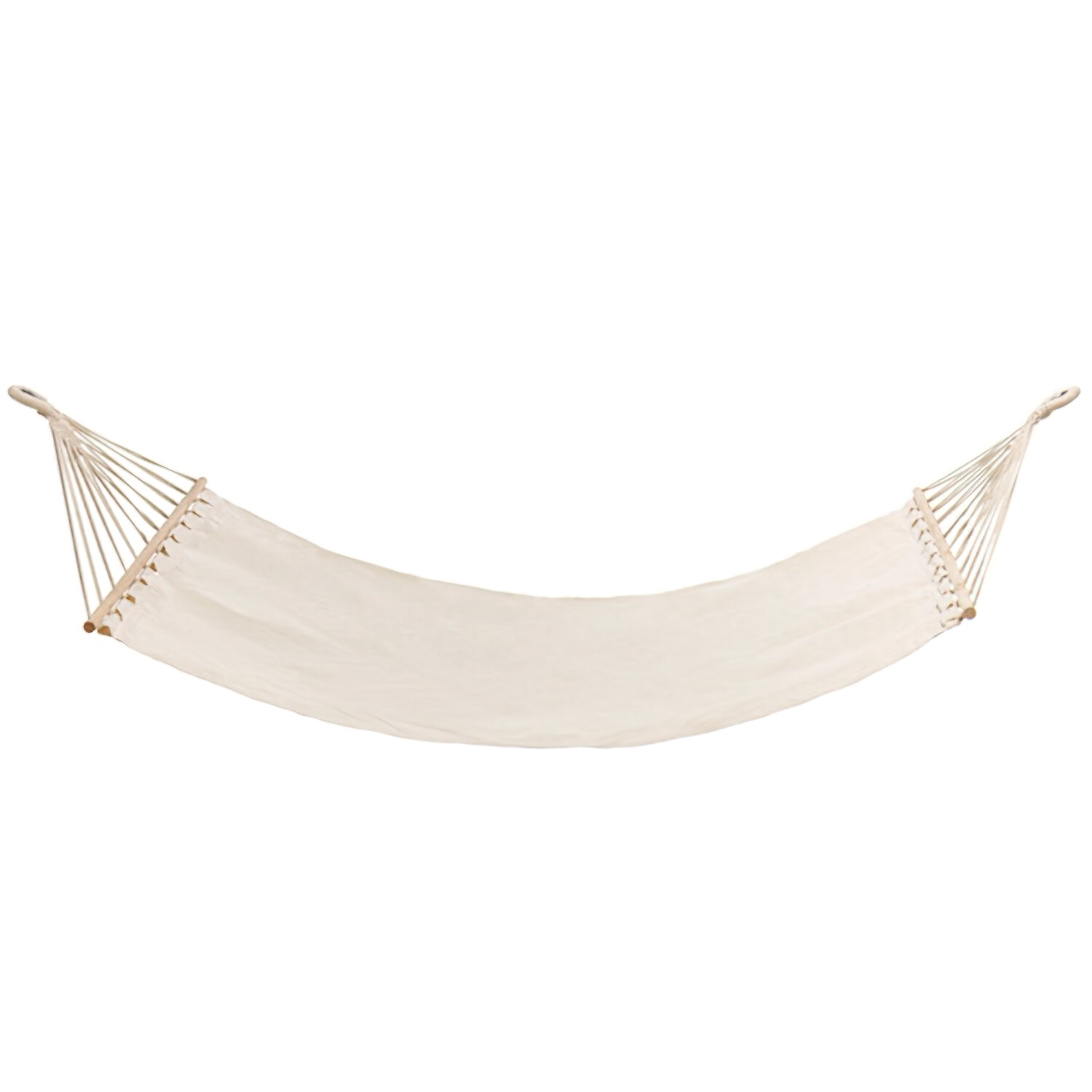 Hamaca Colgante Con Travesa�o Color Natural 200x100 cm.