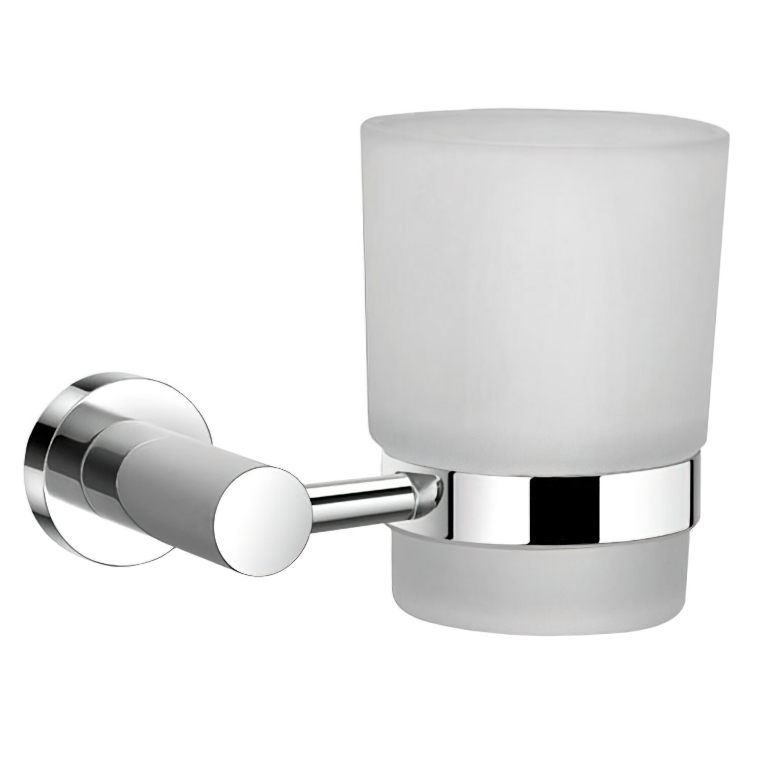 Portavasos Maurer Pared Cristal Frost Inoxidable