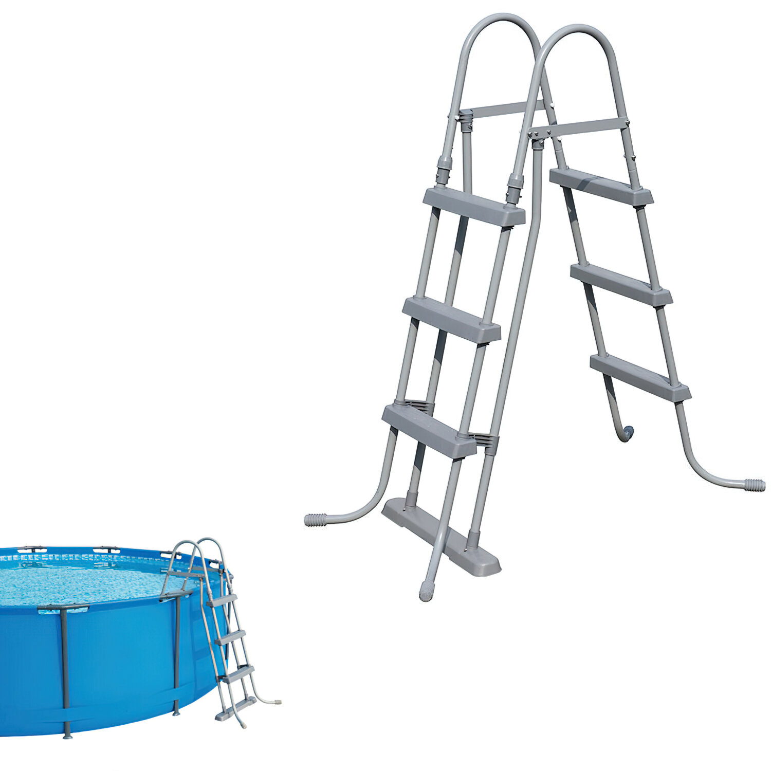 Escalera Piscina Alto 107 cm.
