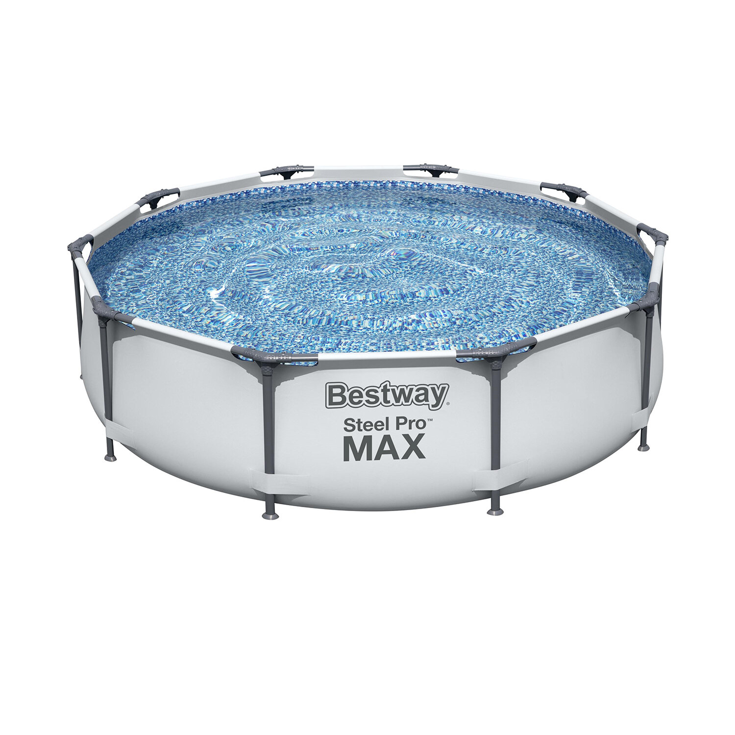 Piscina Redonda Con Depuradora Estructura Met�lica �305x76 cm.