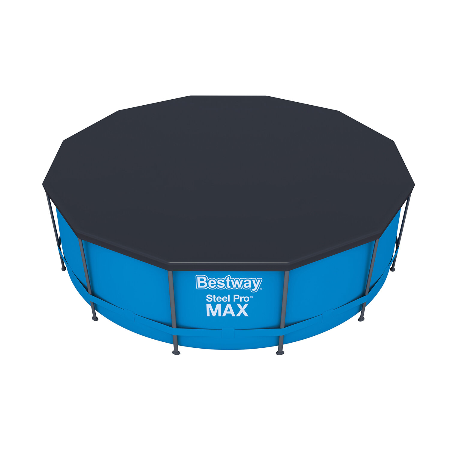Cobertor Para Piscina Estructura Met�lica � 366 cm.