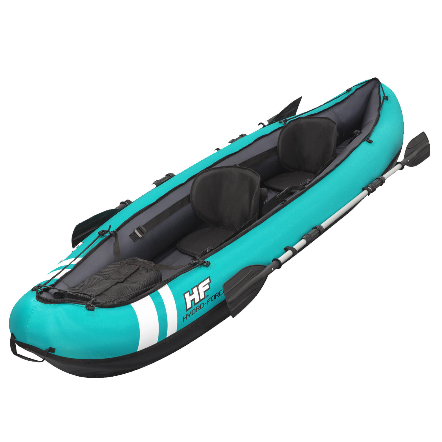 Kayak Rigido 330x86 cm. Con Asientos, Remos  y bomba