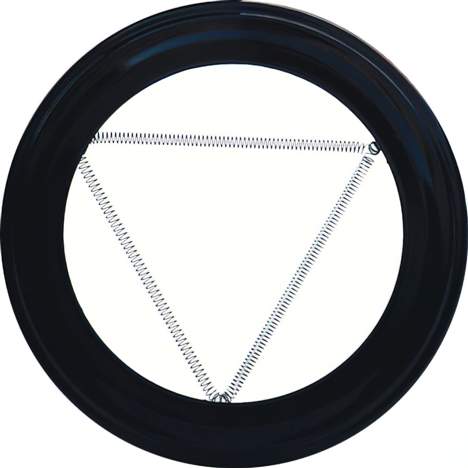 Plafon Embellecedor de Color Negro Para Estufa 120 mm.