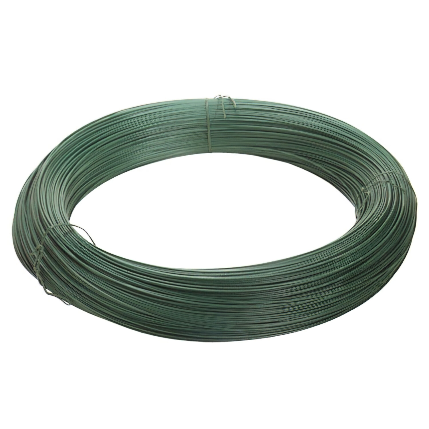 Alambre plastificado Verde Rollo 25 Kg. / N�17