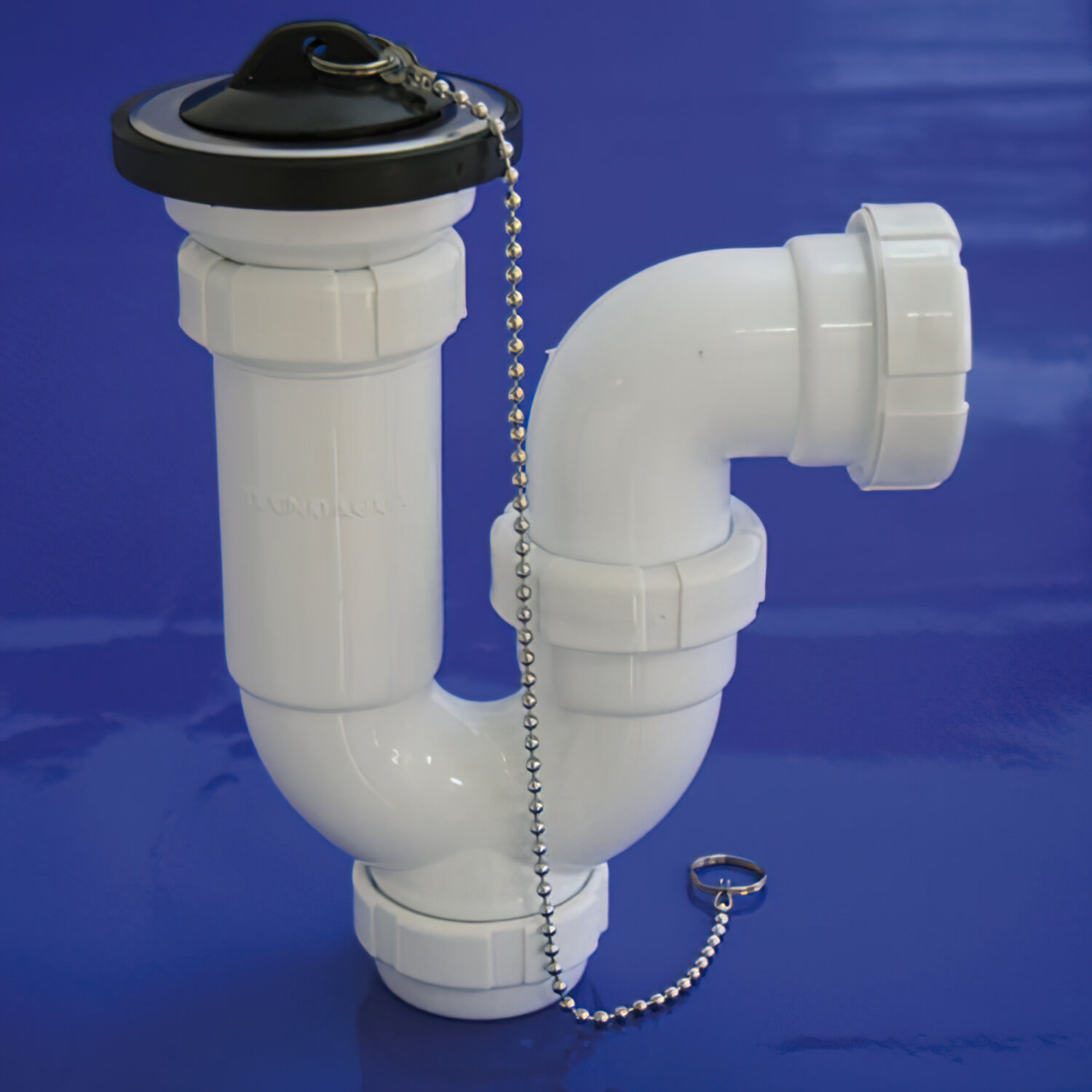 Sifon Curvo Extensible T-30-C   1 1/2, con V�lvula y Tap�n