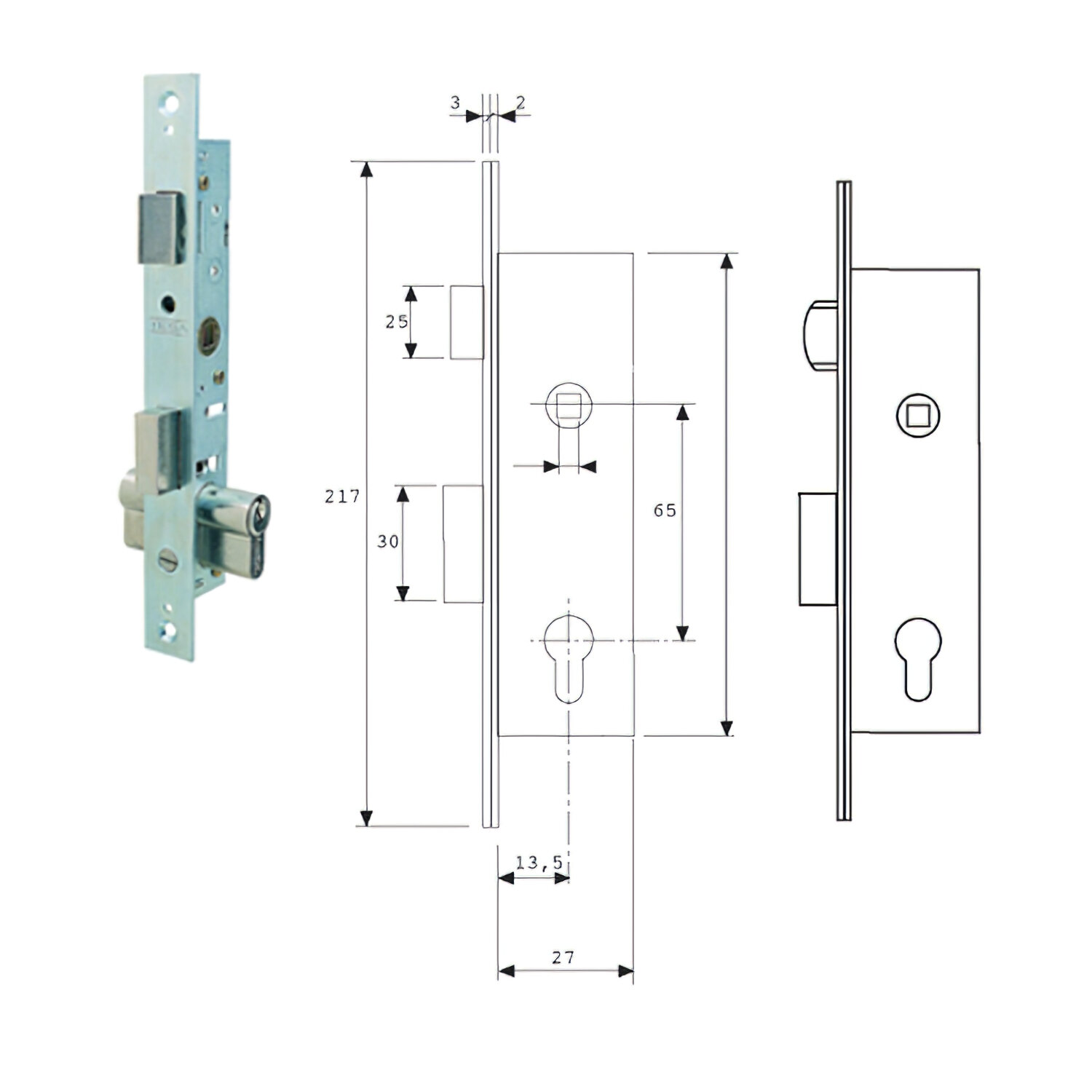 Cerradura Tesa 2206-hz/15