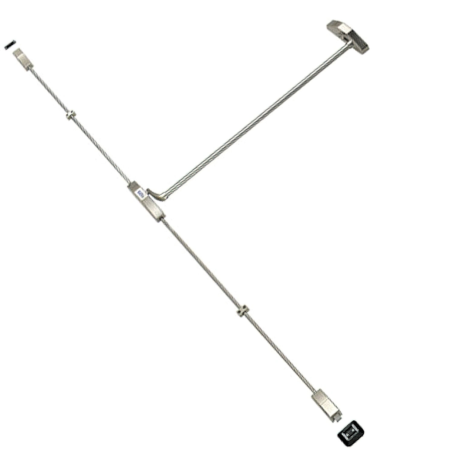Cerradura Tesa Antipanico 1930 /90x8 Negra y Roja