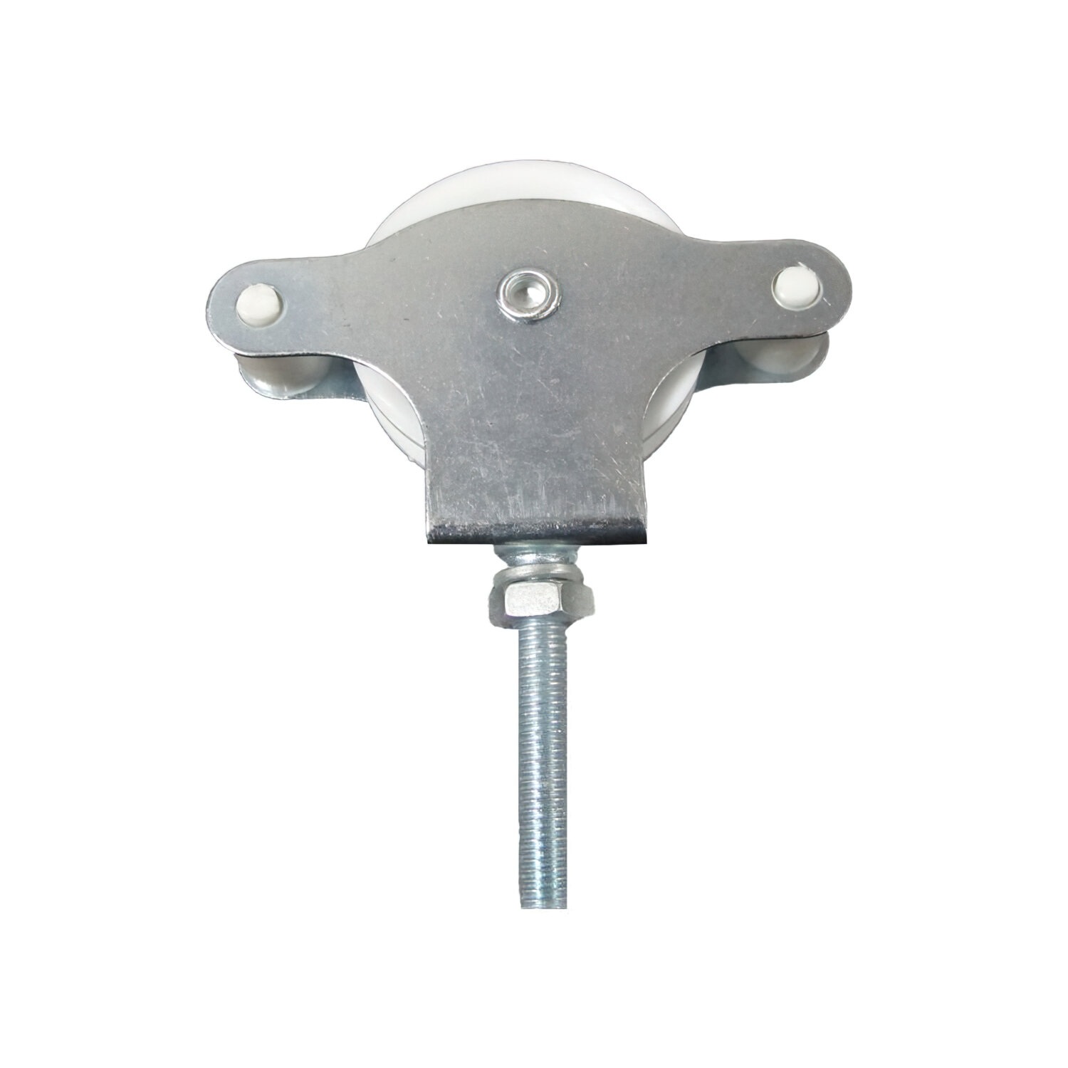Polea Tendedero Wolfpack Zincado 40 mm. Roldana Pl�stico con Tornillo