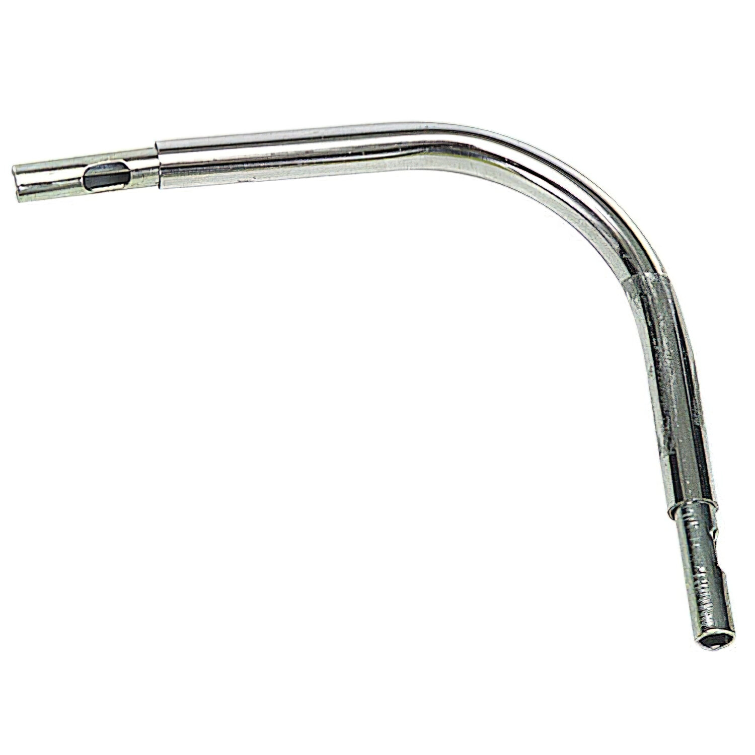 Codo Para Tubo De 12 mm.� Cromo 10x10 cm. Con 2 Empalmes