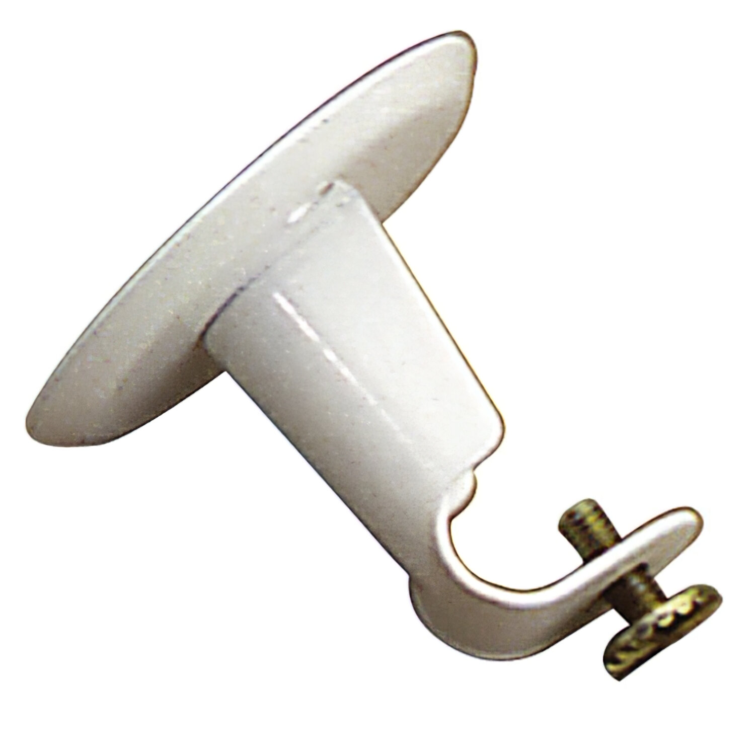 Soporte Barra 12 mm.� Blanco Techo Redondo
