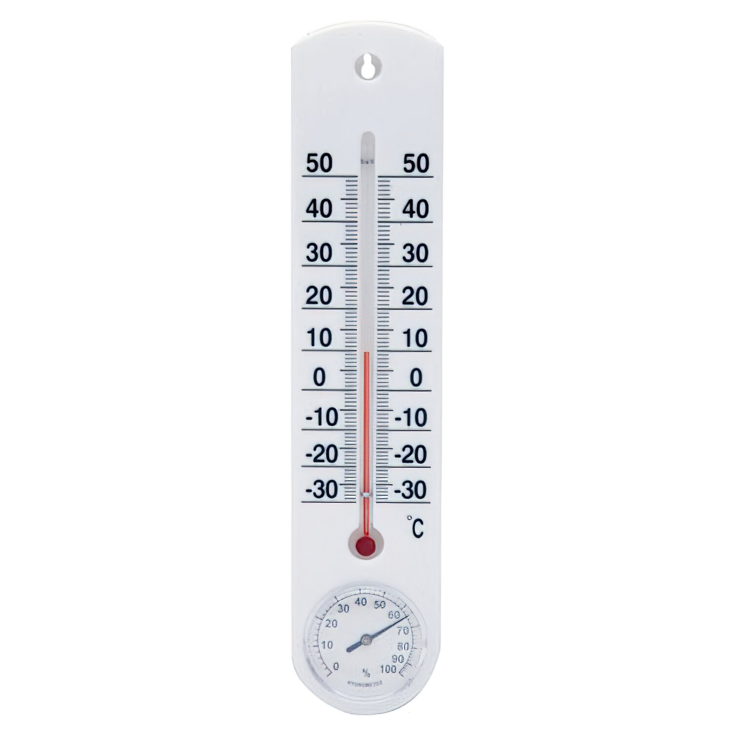 Termometro Pared / Jardin Con Higr�metro Pl�stico 25 cm.