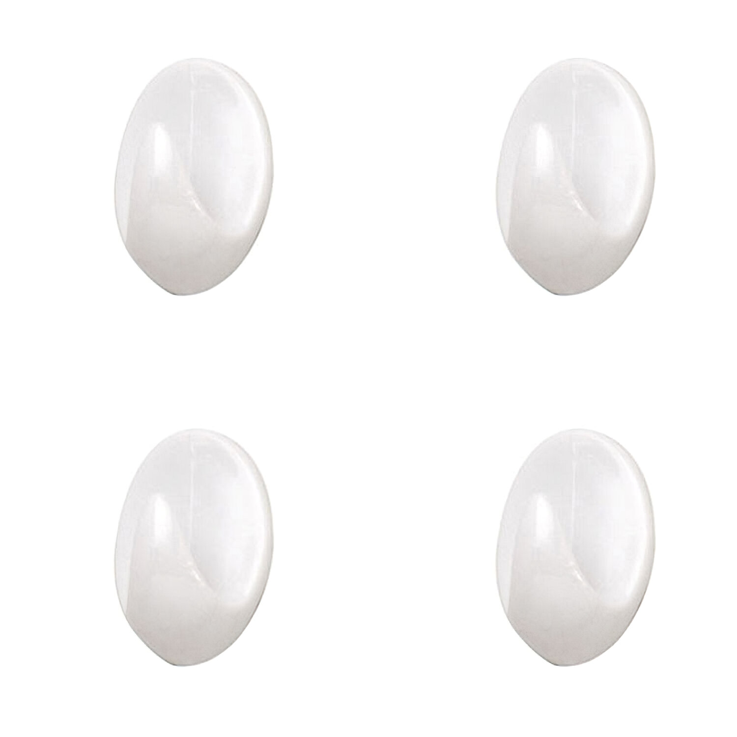 Colgador Oryx Blanco Peque�o (Blister 4 Unidades ) Adhesivo