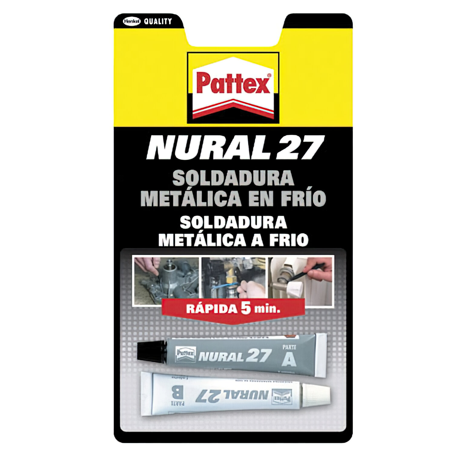 Nural- 27 Aluminio Gris (Juego 2 Tubos 22 cm�.)