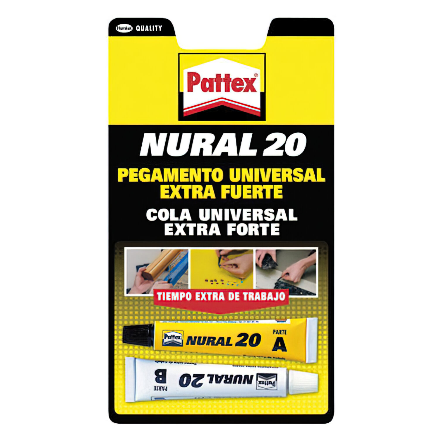 Nural- 20  Blanco Transparente (Juego 2 Tubos 22 cm�.)