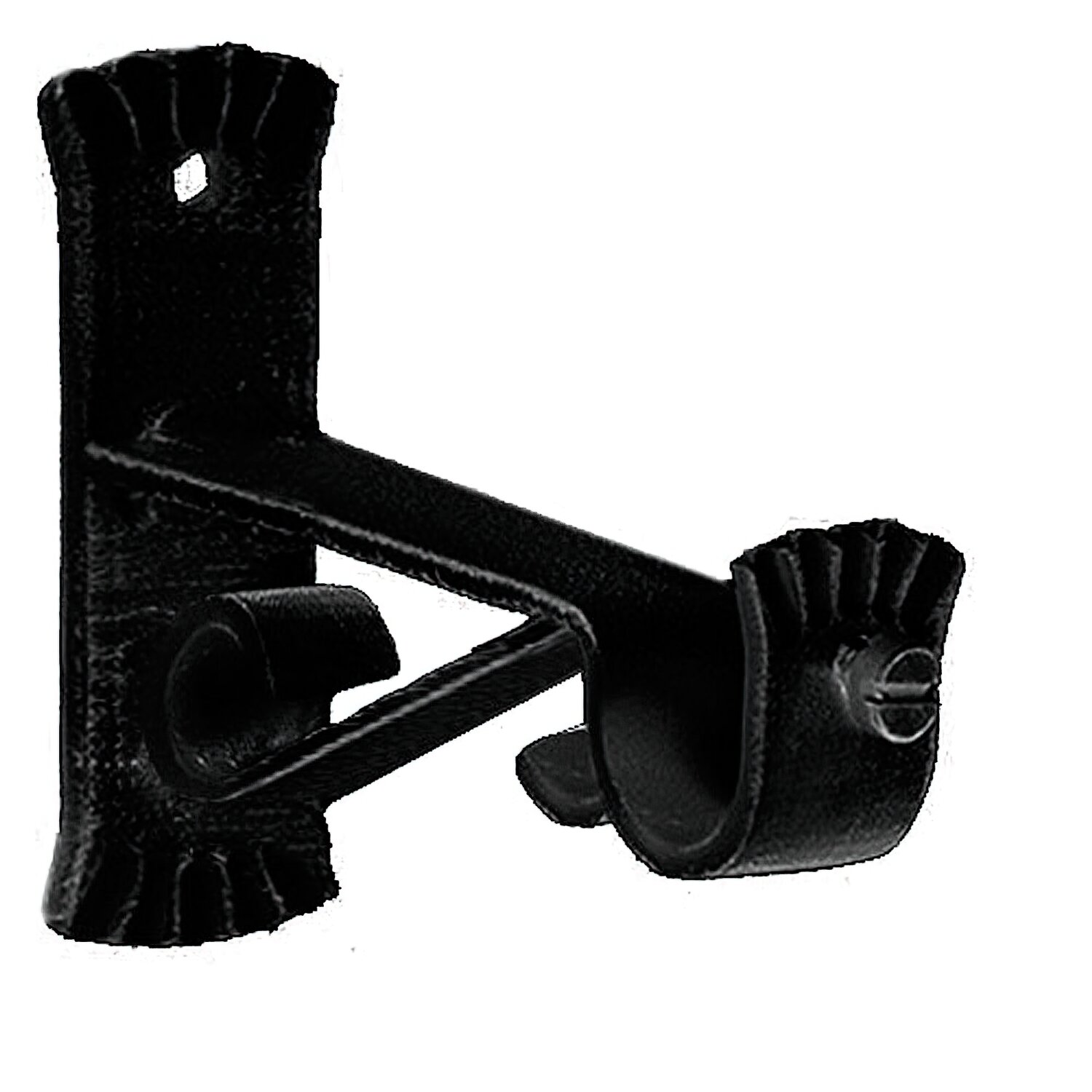Soporte Forja � 20 mm. Caracol Negro Juego 2 Piezas