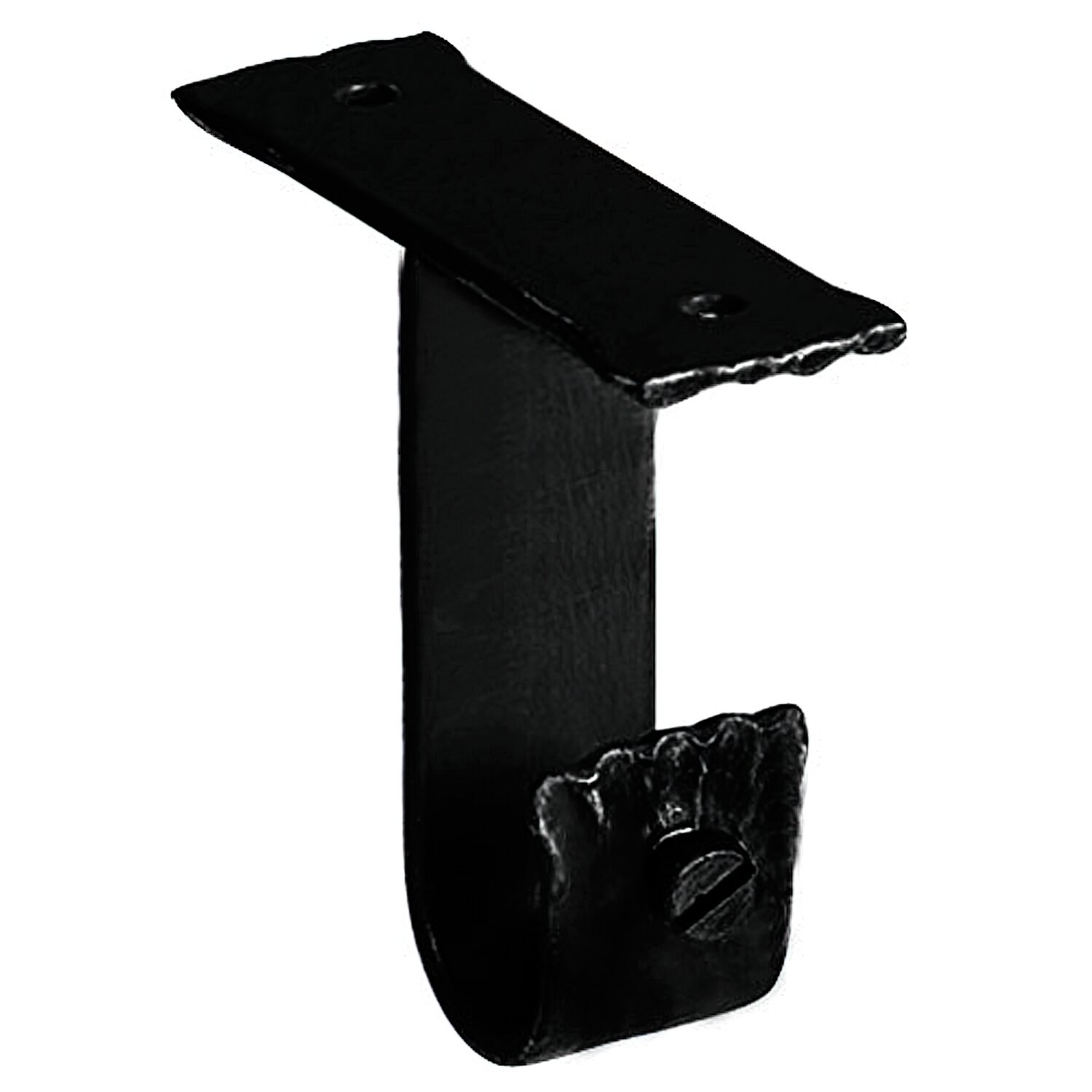 Soporte Techo Forja � 20 mm. Negro (Blister 2 Piezas)