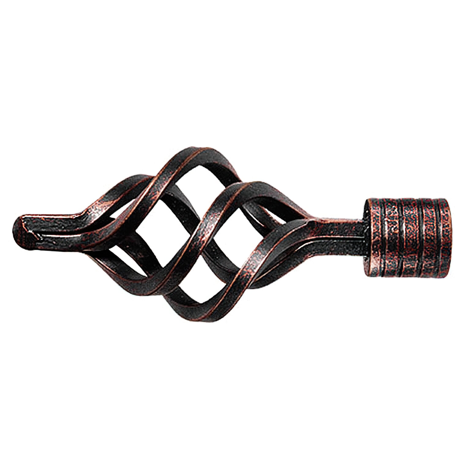 Terminal Forja Pi�a � 20 mm. Negro/cobre