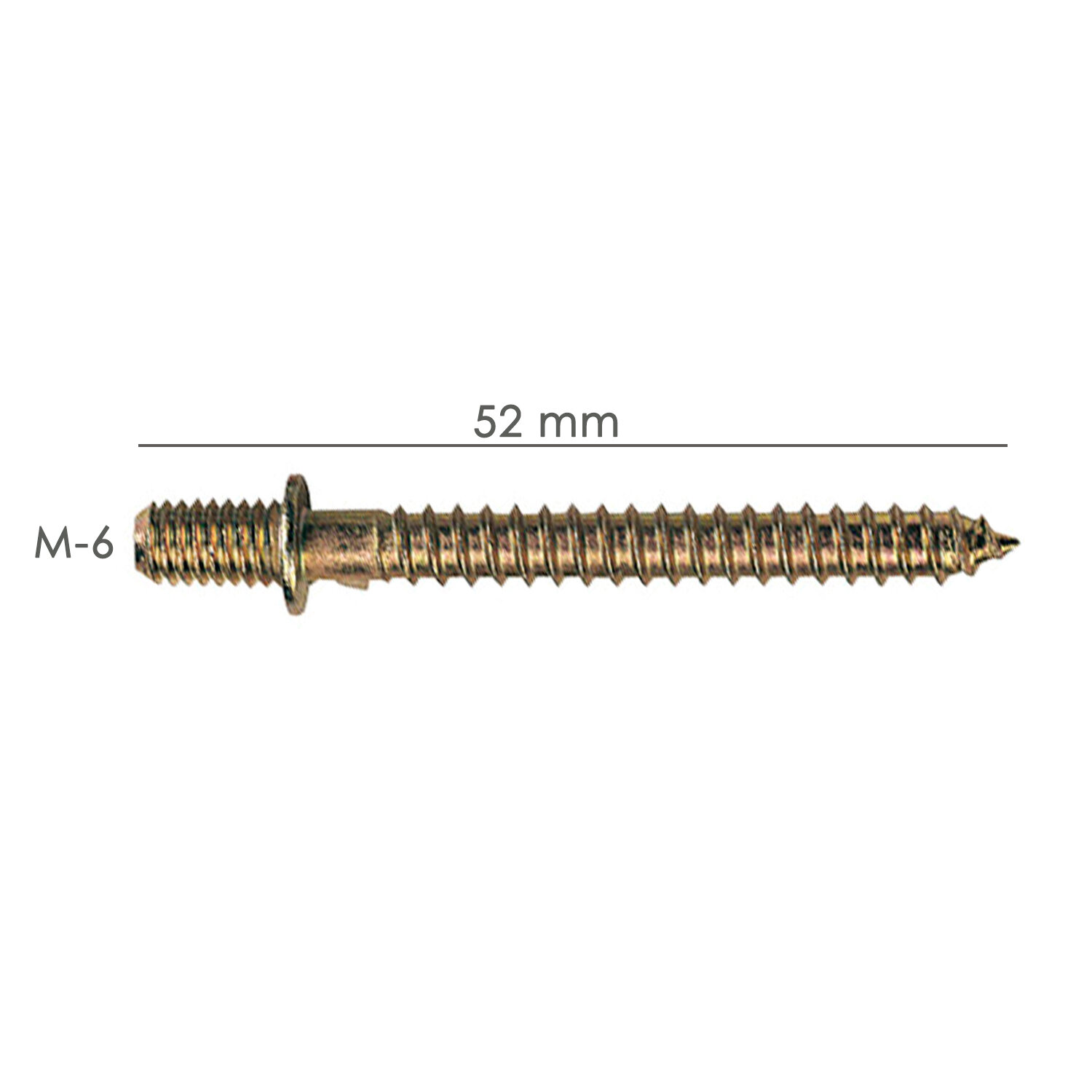 Esparrago Para Soporte Madera 35-28 � mm.  (Caja 25 Unidades)