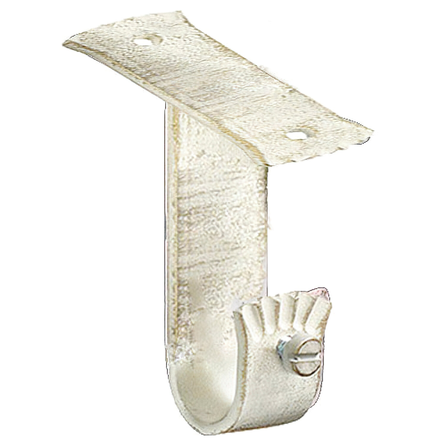 Soporte Techo Forja � 20 mm. Marfil / Oro (Blister 2 Piezas)