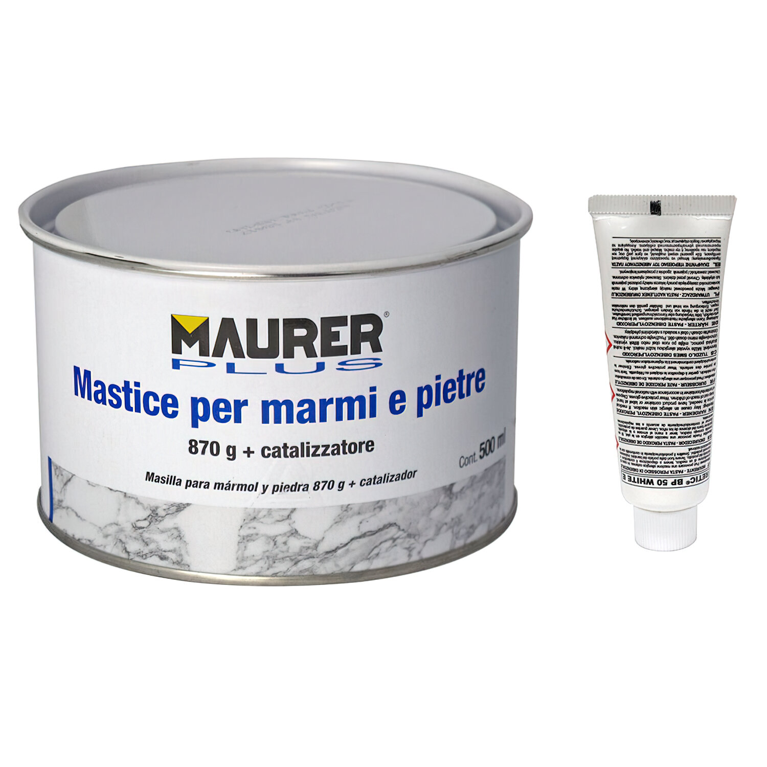 Masilla Para Marmol 500 ml. con endurecedor Color Gris